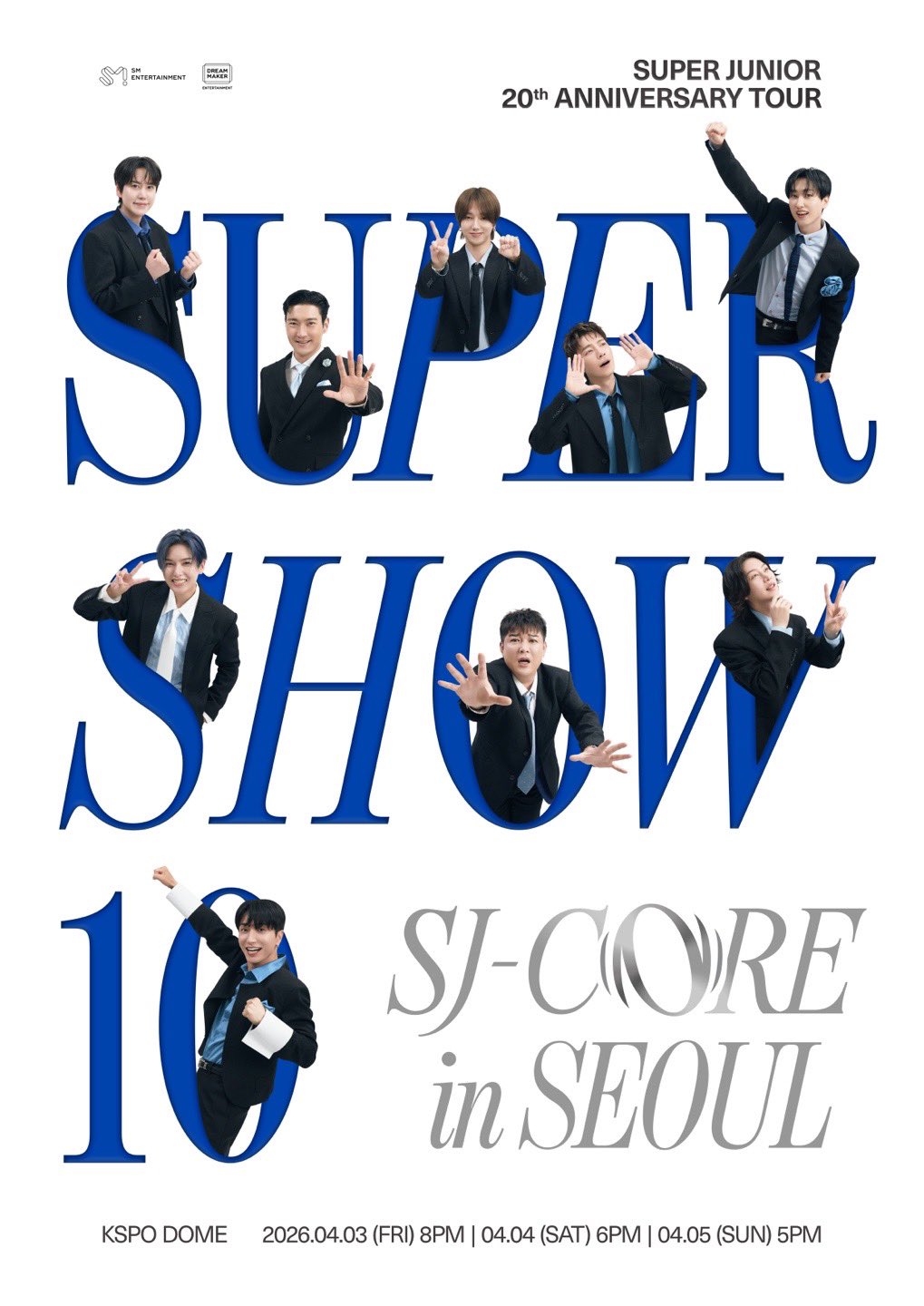  [ SM TOWN ] Super Junior Super show 10 SJ CORE 官方周邊