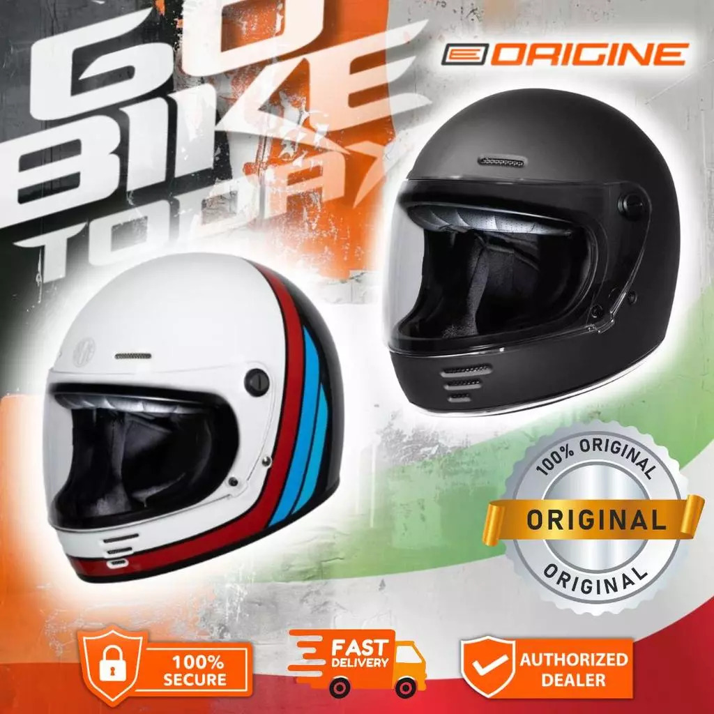 ORIGINE OMEGA Helmet | Vintage Classic Retro Helmet | Stylish & Comfortable | ECE 22.06