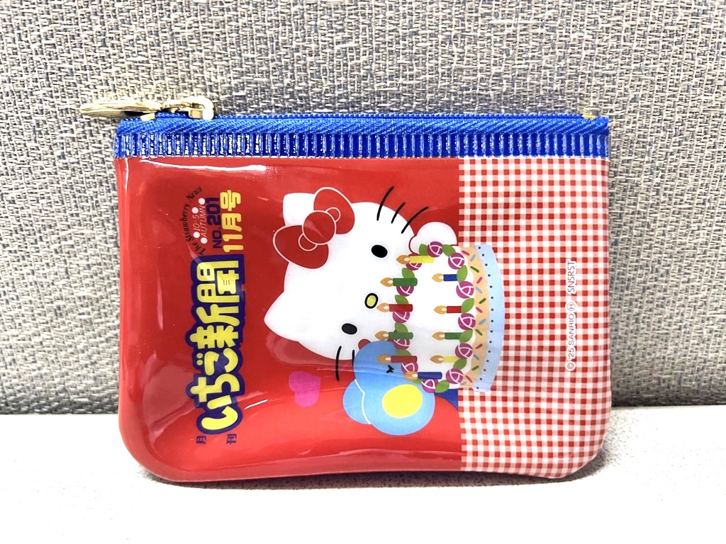 🎌日本直送🎌草莓新聞Hello Kitty迷你 收納包 散子包 卡包 