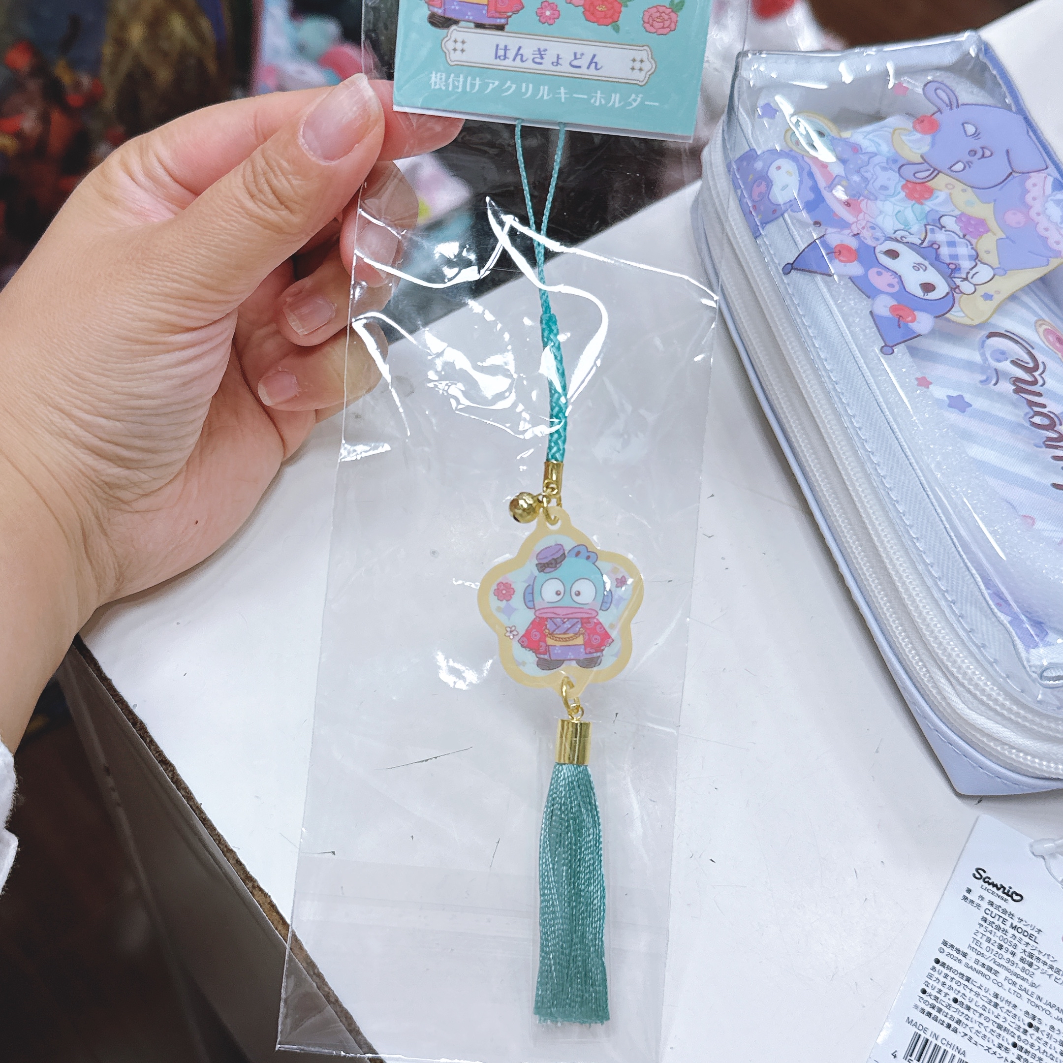 日本直送日本限定水怪和風電話繩