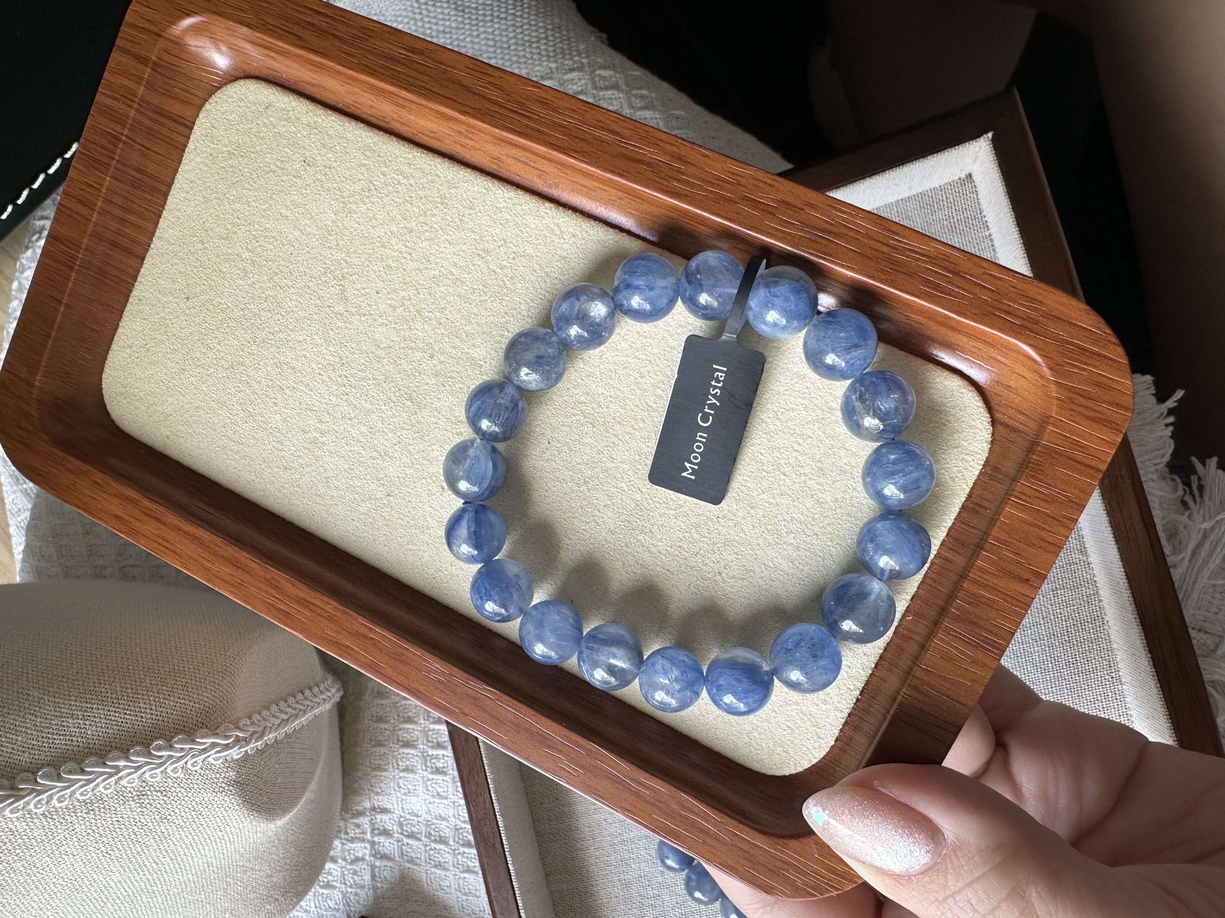 玉化深蓝蓝晶石 ｜ Kyanite 10mm+ 