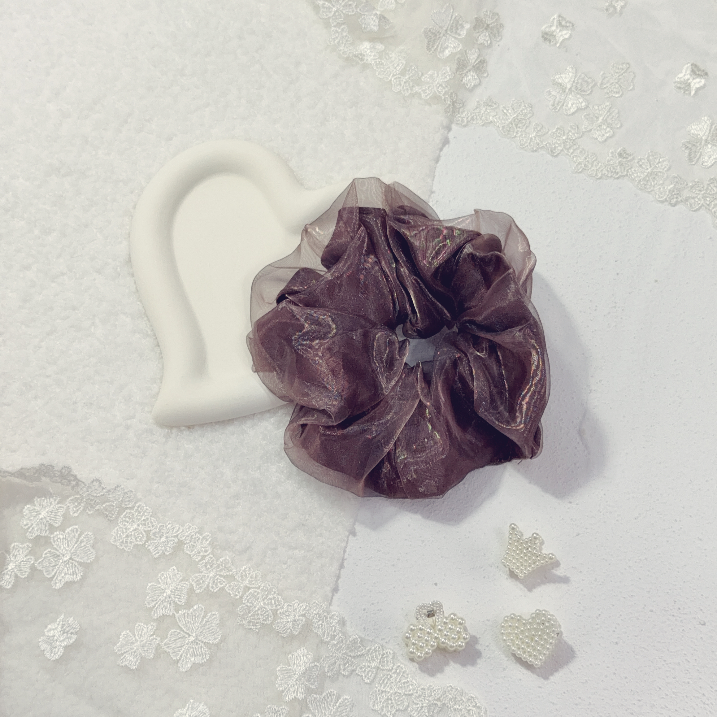 薄紗蓬蓬髮圈 (四色)