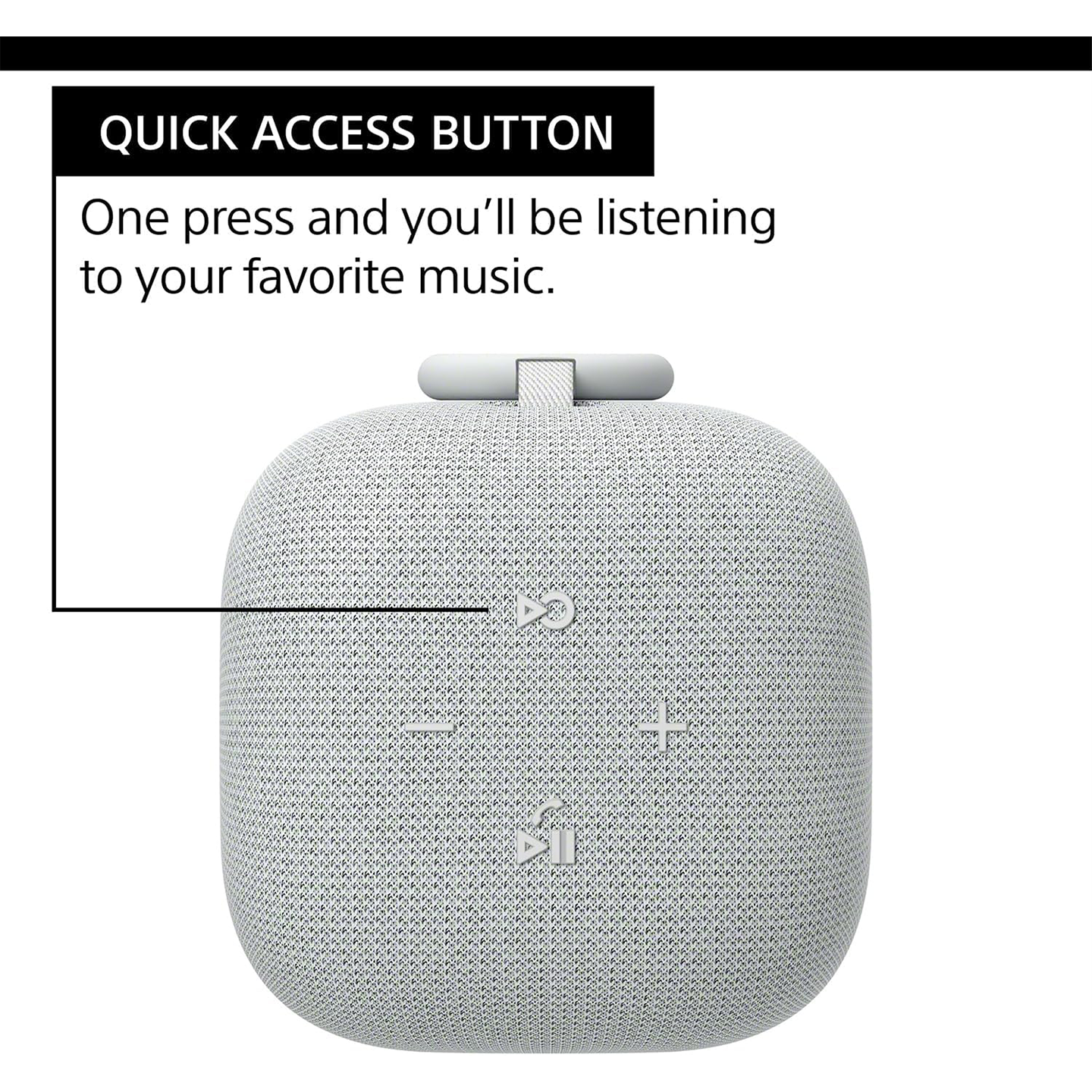 Sony LinkBuds Portable Wireless Speaker Black (SRS-LS1)