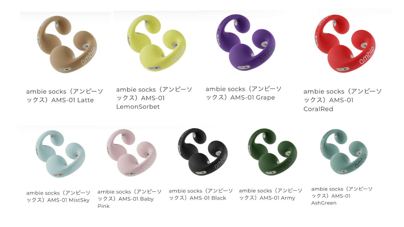 代購【 新色入荷 日本直送 Ambie socks 真無線 藍芽耳機 專用 替換 耳機套 AMS-01 】