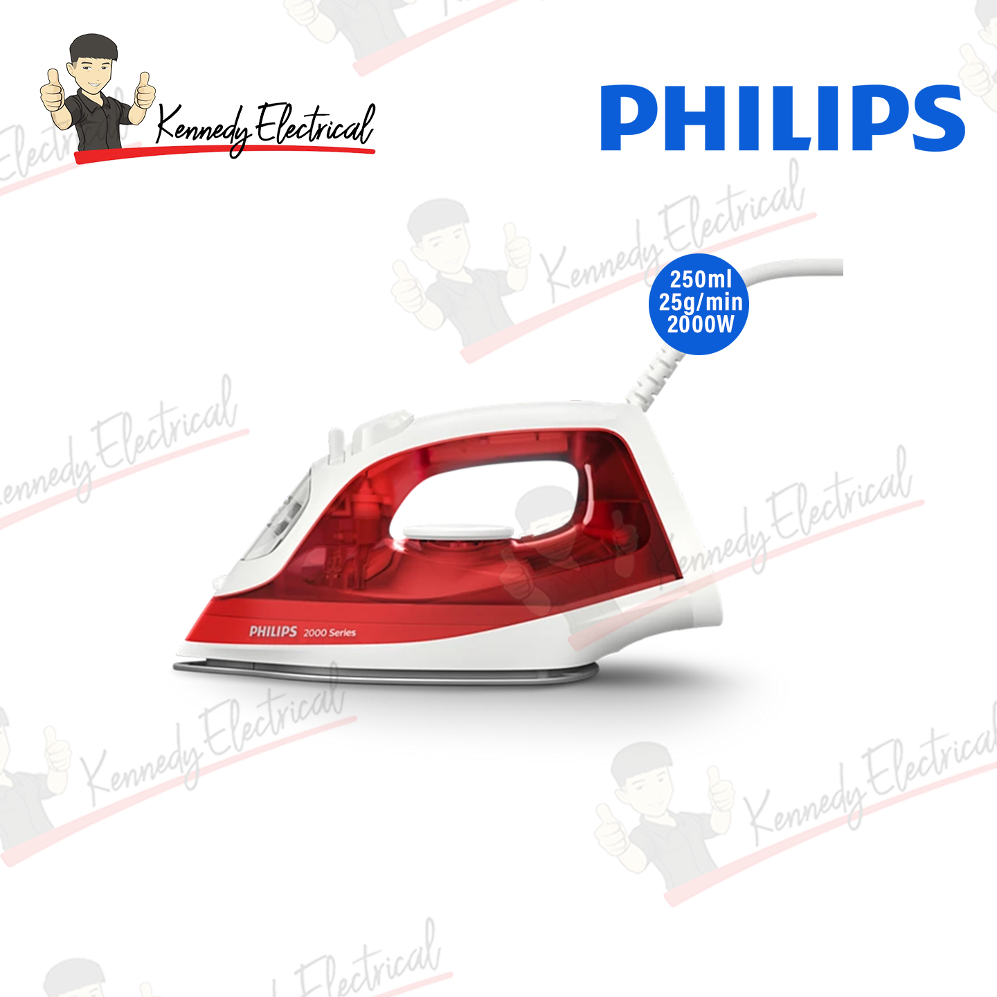 Philips MY STEAM IRON RED (2000W) DST2010/40