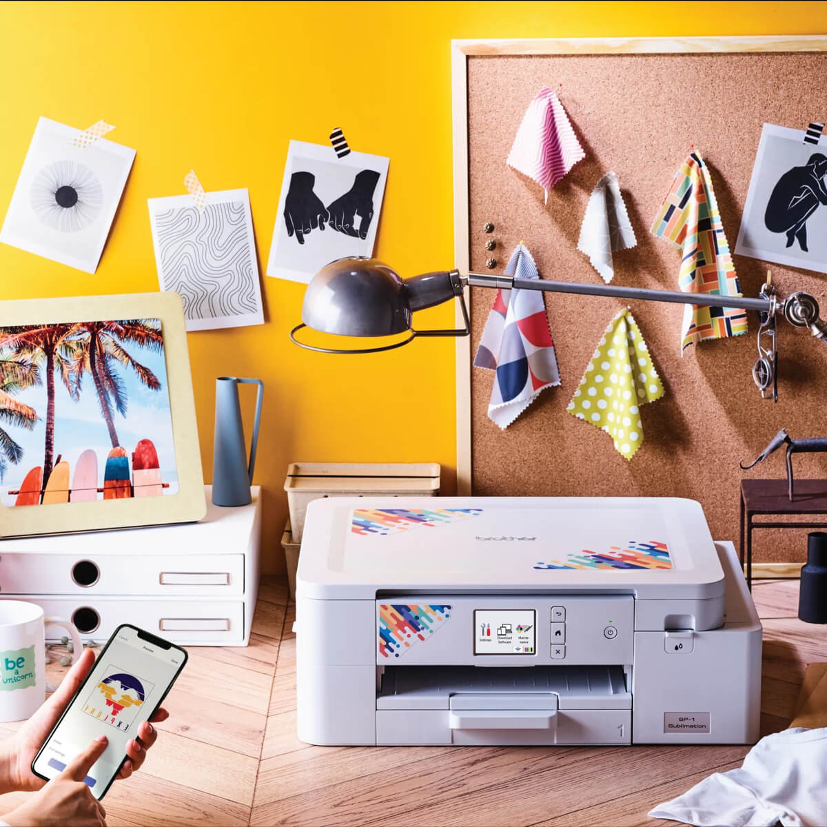 Brother SP1 A4 Single Print Sublimation Printer 2.7" Touch Panel WLAN(2.4GHz), Ethernet, Usb Connection