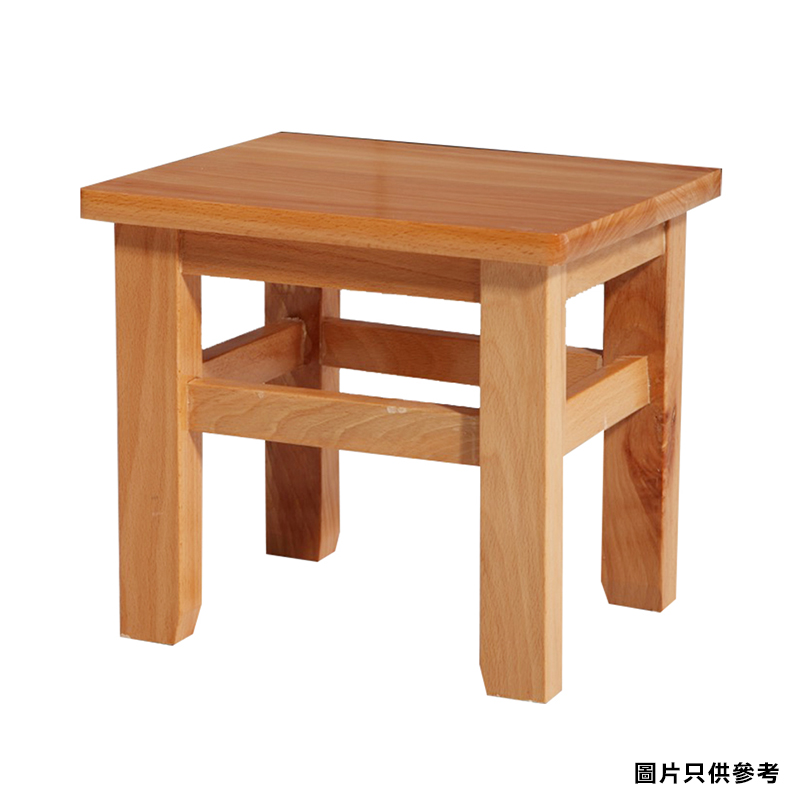 0025A實木板面木凳仔10吋