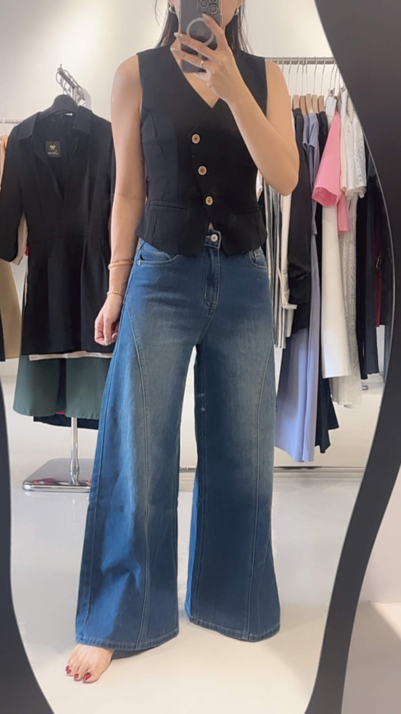 61023 PREMIUM SOFT LONG JEANS PANT 