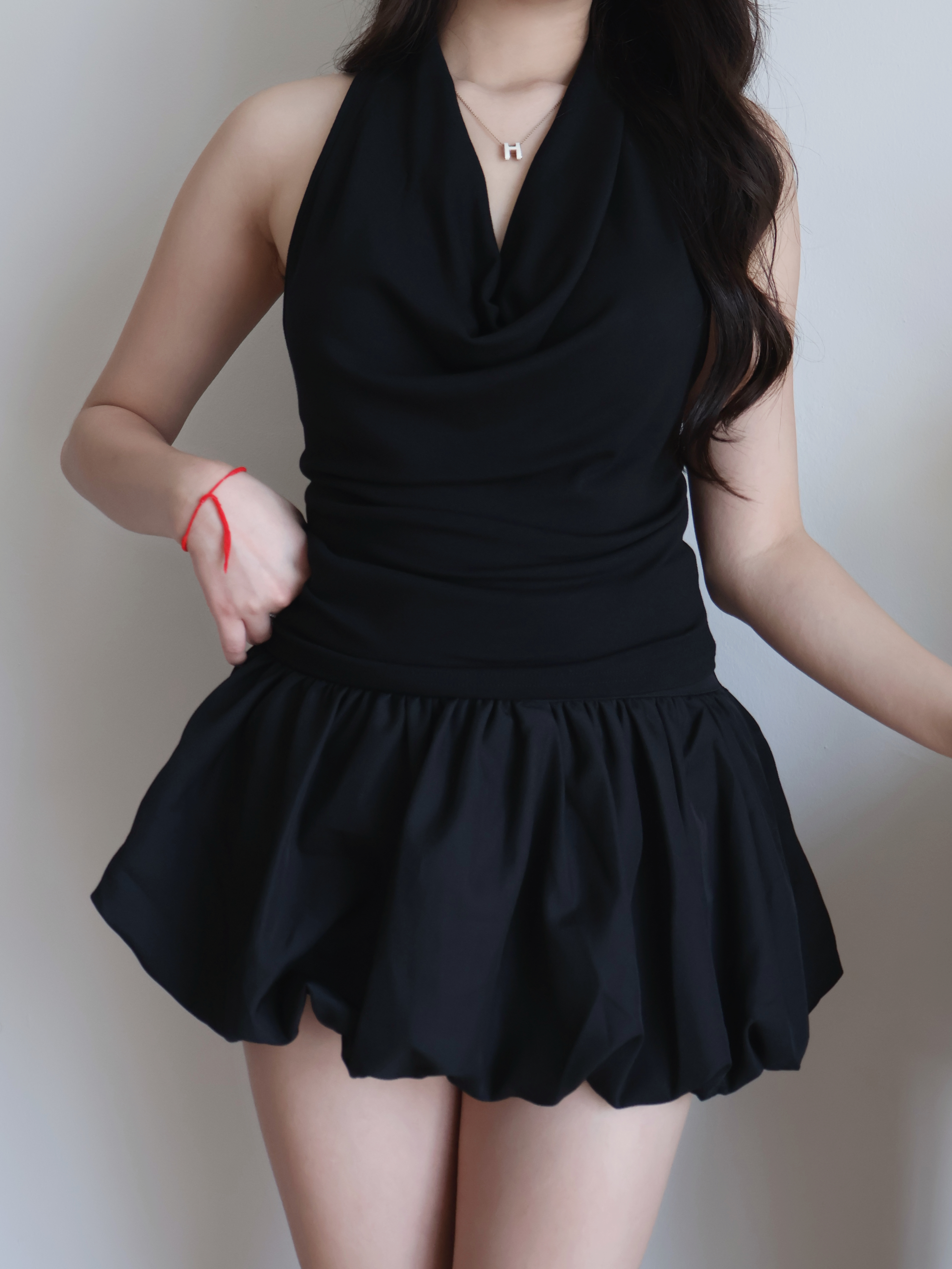 Bubble Mini Skirt | Black