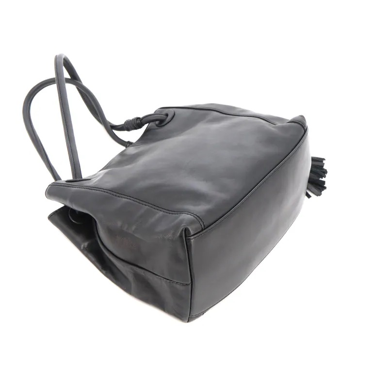 Chanel Coco Mark Tortoiseshell Fringe Shoulder Bag