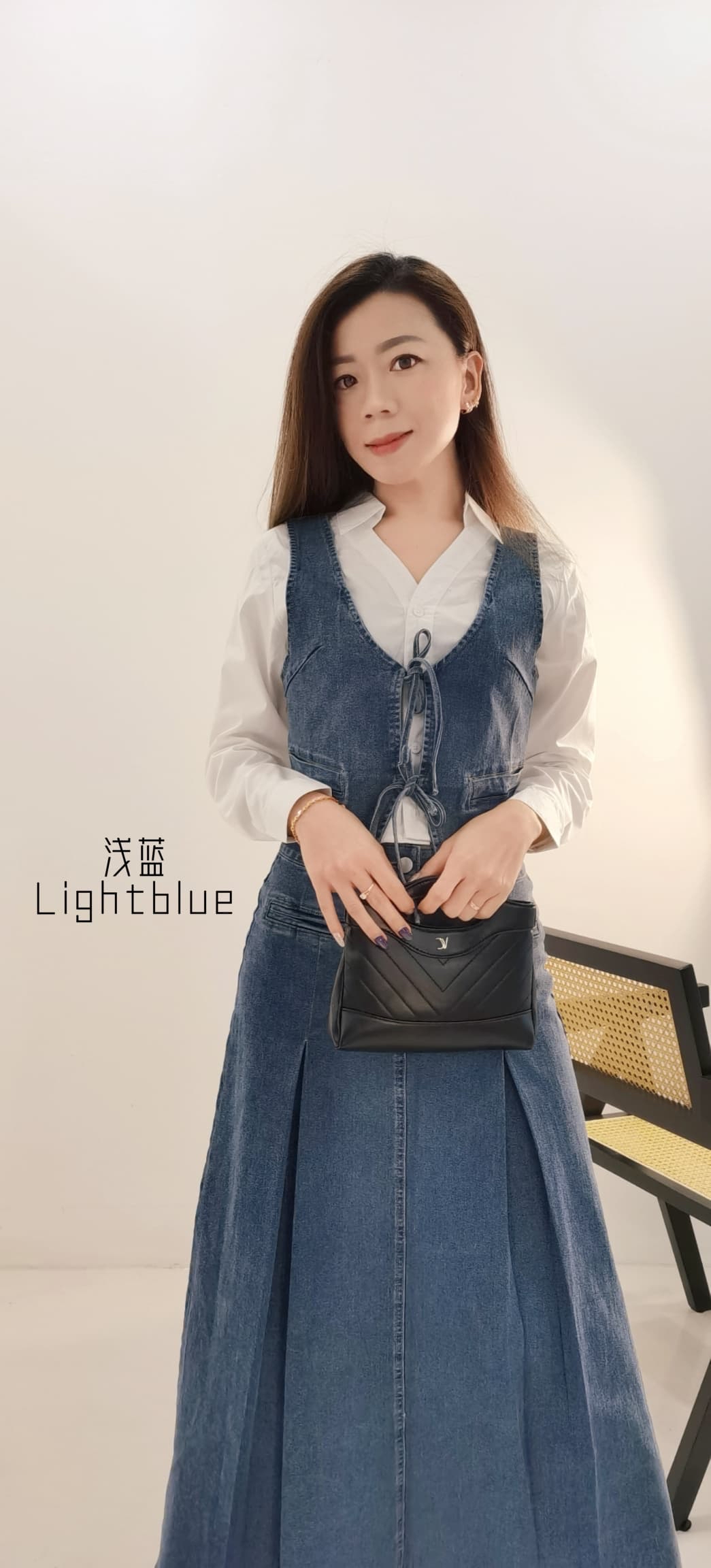 121631 PREMIUM  JEANS DRESS SET