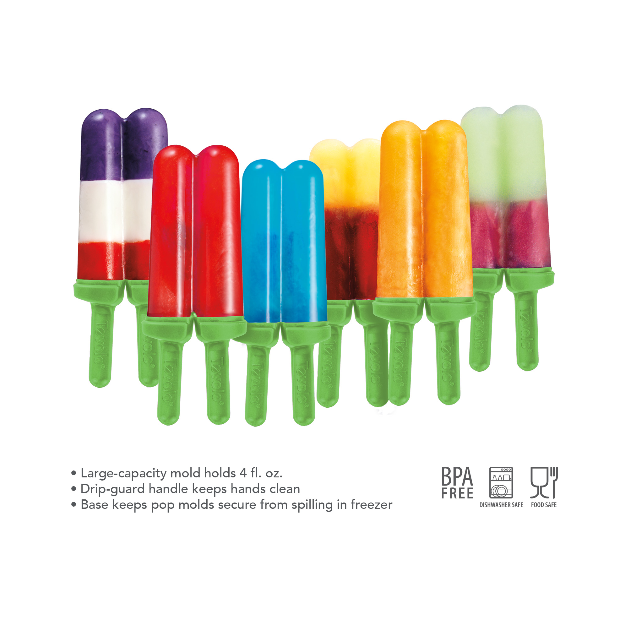 TOVOLO 孖條模具 (4件裝) |TWIN POP MOLDS (SET OF 4)