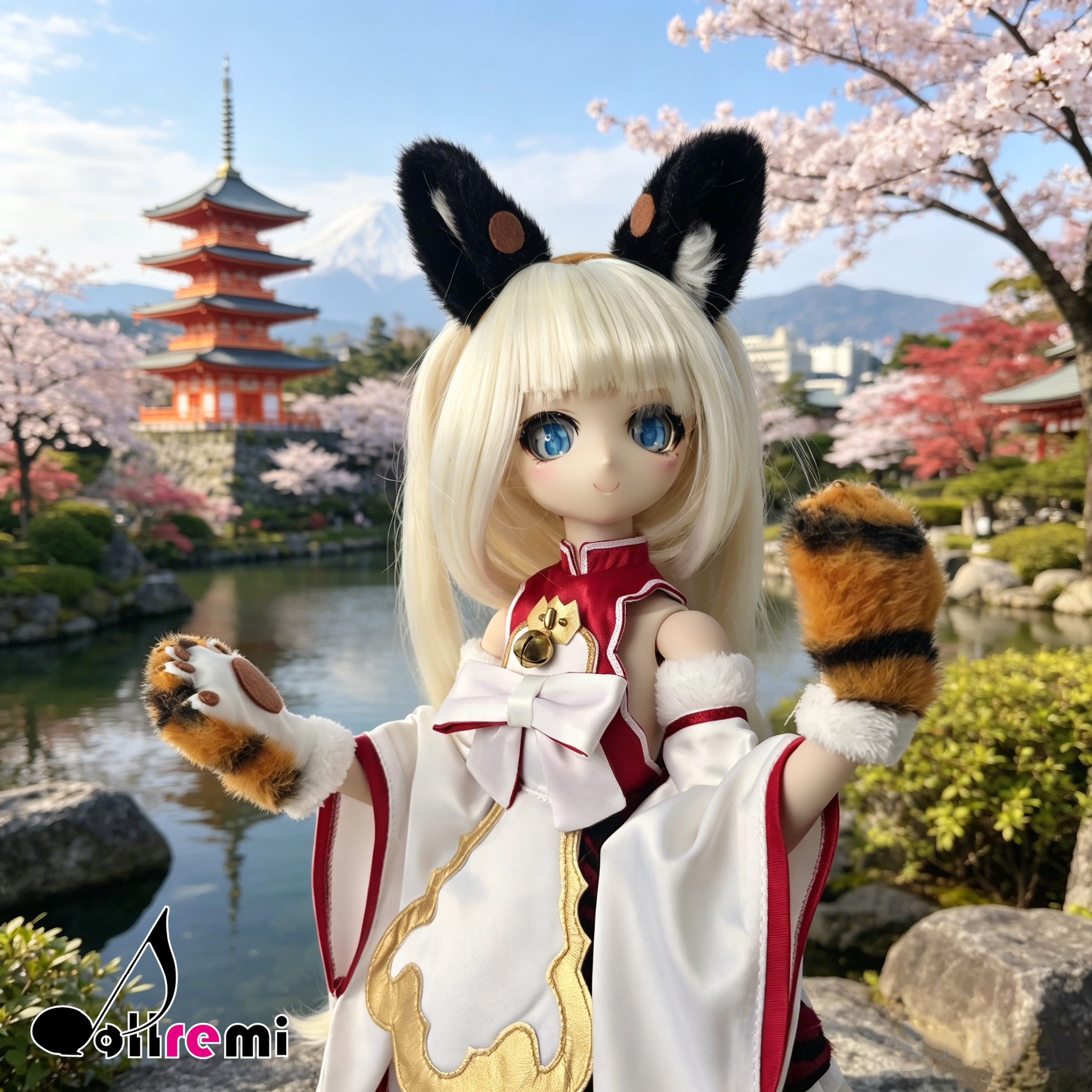 【dollremi】(DD0934) COS 碧藍幻想 Granblue Fantasy 虎神將 辛妲拉 Cidala - 黄桃 Huang