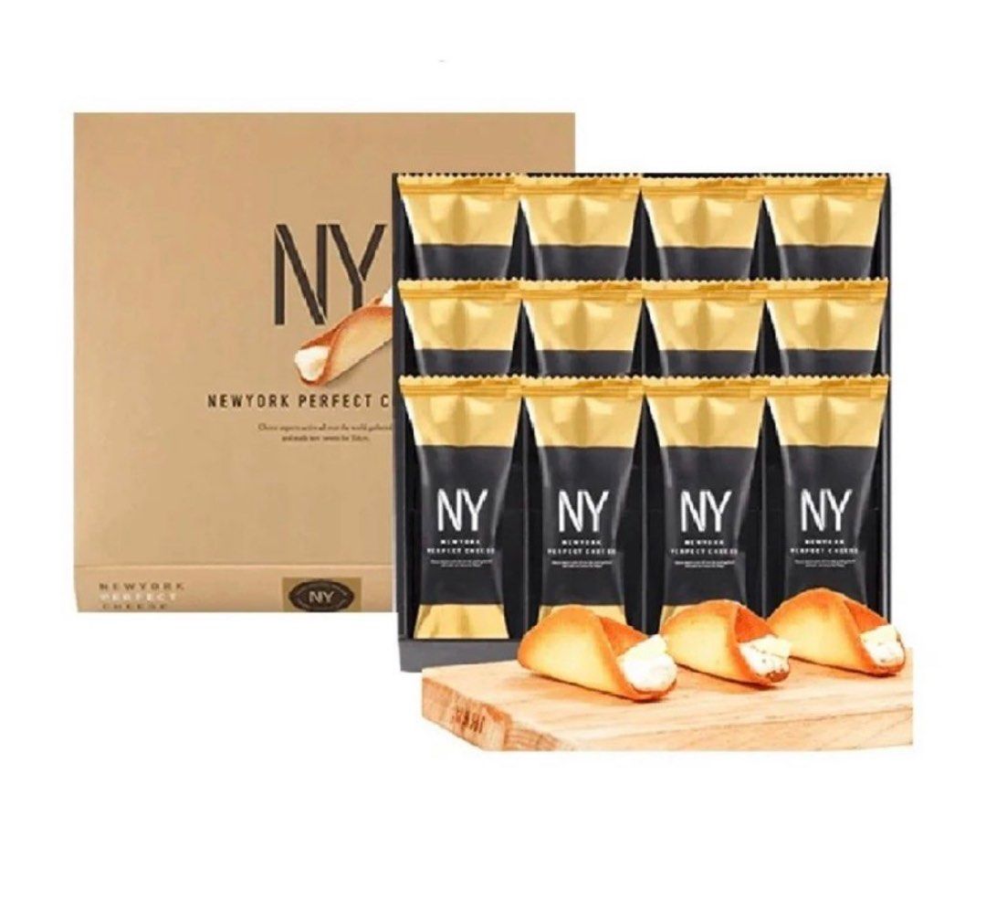 NEW YORK PERFECT CHEESE - E 本直送 紐約忌廉奶油芝士脆餅 做手 信一流8個入平行進口