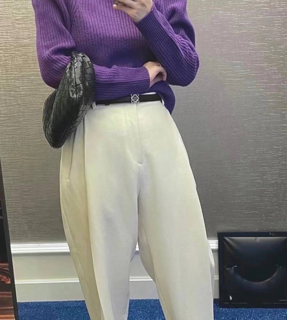 折扣✨訂貨📮Loewe經典款Anagram 2cm belt 黑銀 size 70/75/80/85/90