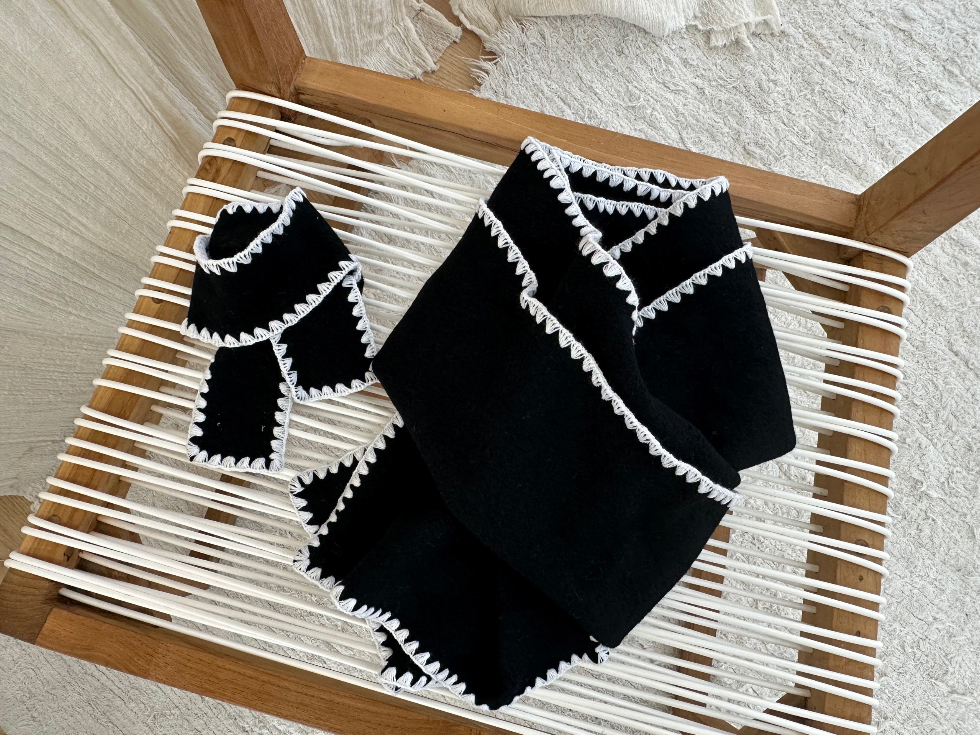 🇰🇷100% 純羊毛冬季暖心圍巾 (主人與毛孩親子組)