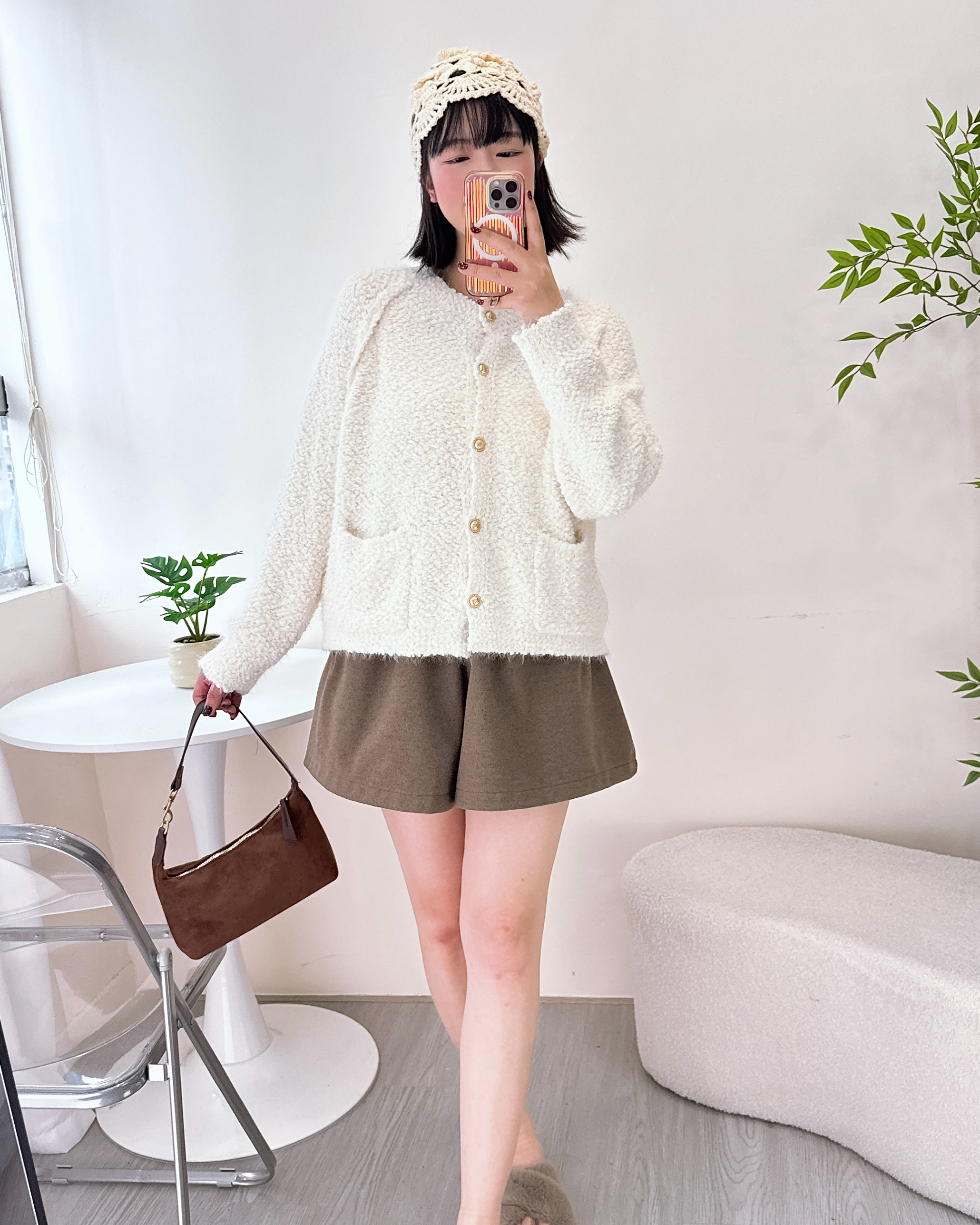 親膚軟綿綿線圈針織外套 3色