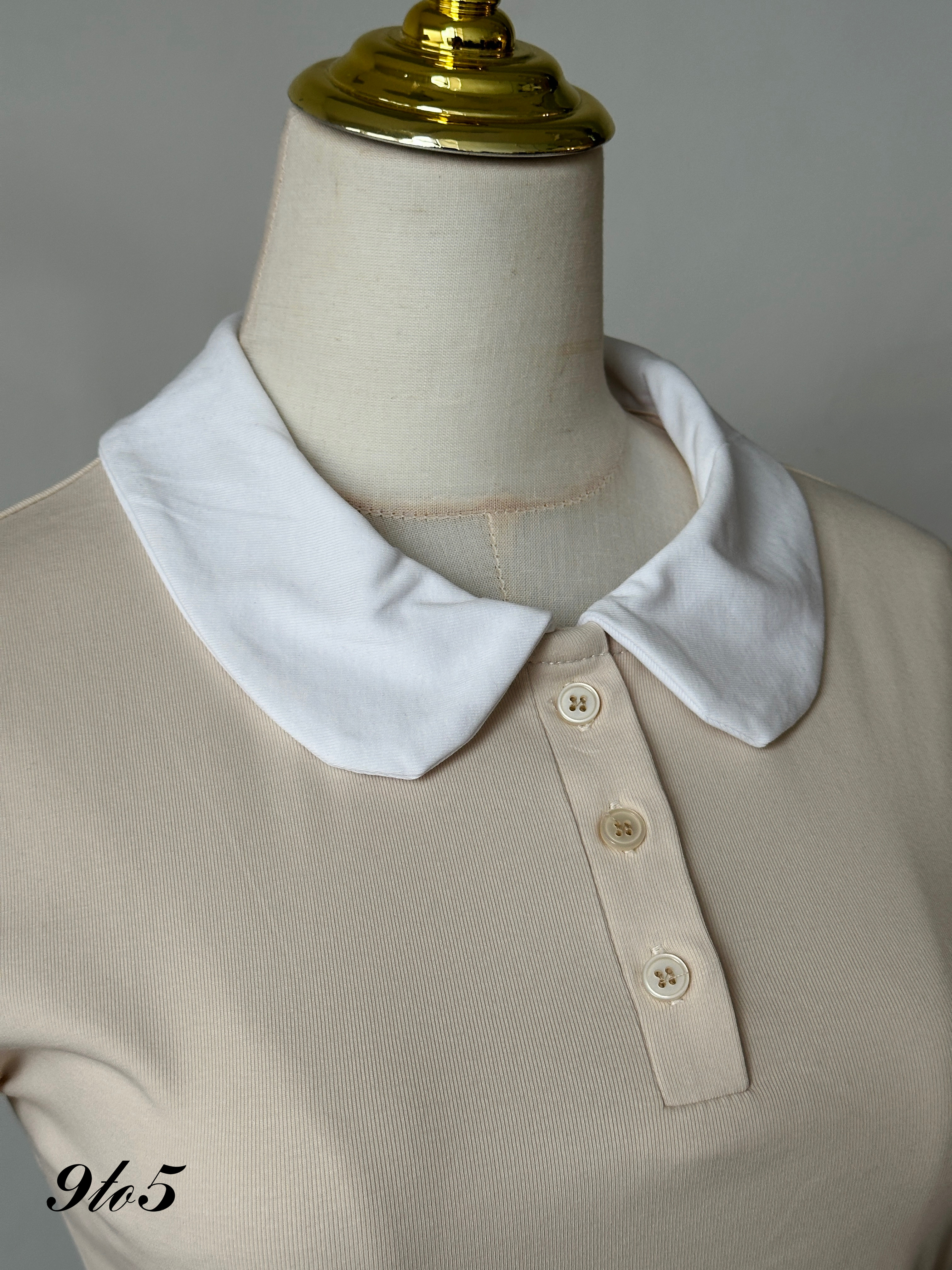 T3926 Fake Two-Piece Top - 5 Colors