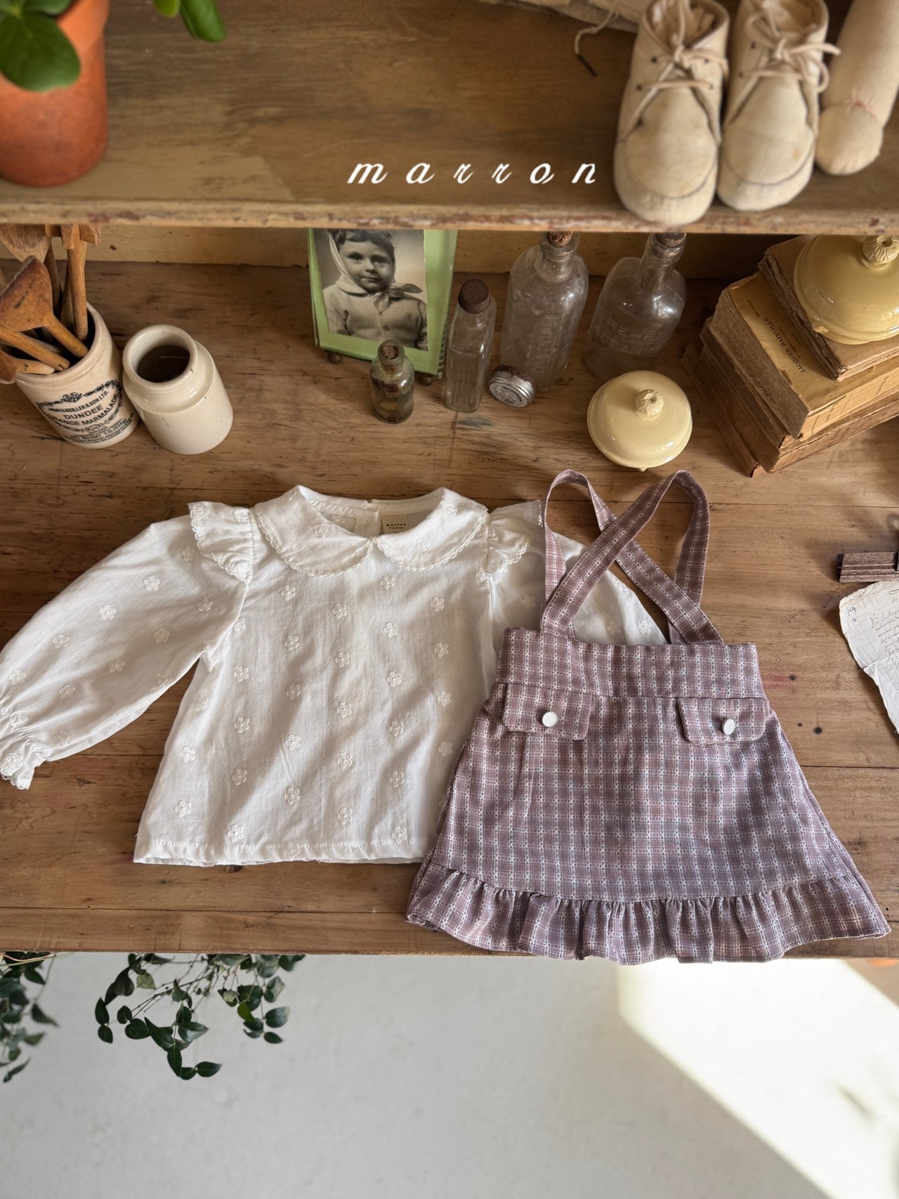 🇰🇷Marron blouse