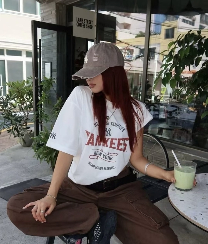 0715 （原版訂製 品質1:1打版 ）MLB 情侣短袖