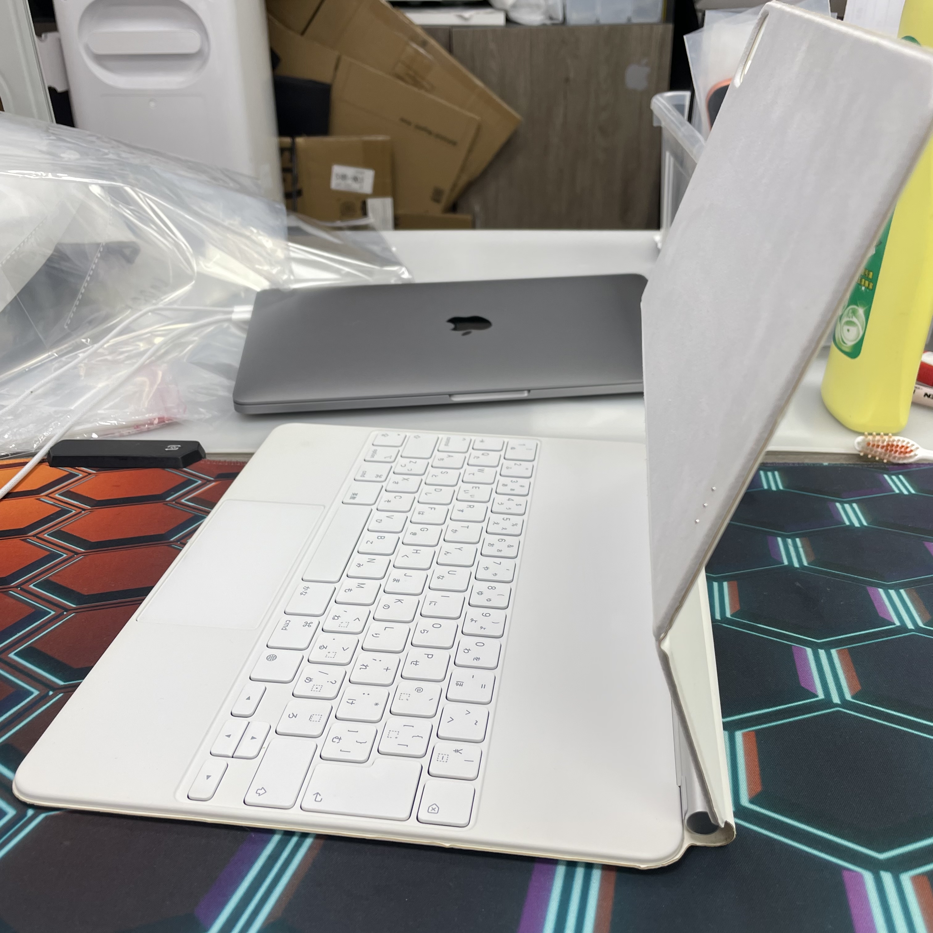 *7792 Magic Keyboard 12.9吋 for iPad Pro 5 m1 12.9吋 白色 white