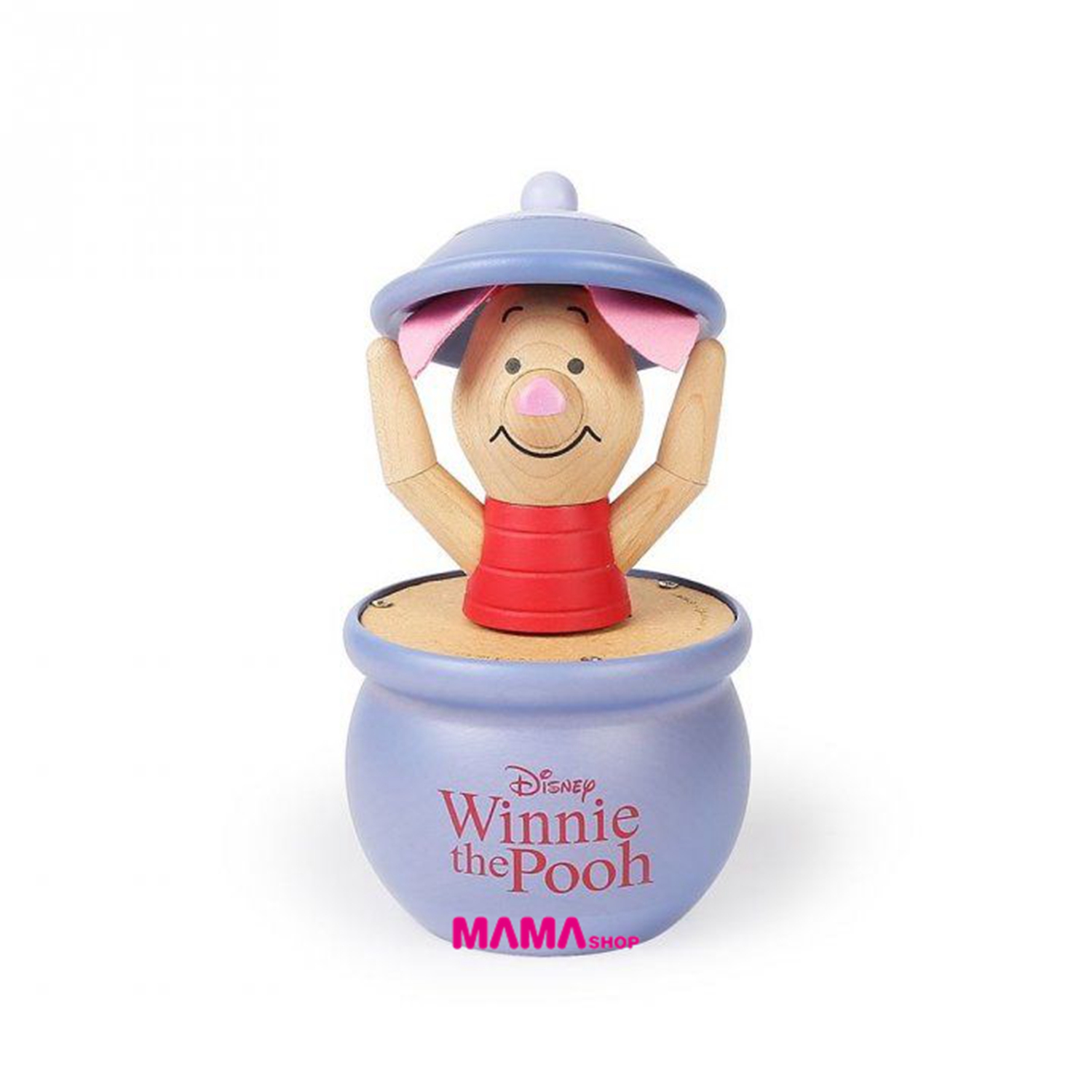 台灣直送迪士尼小豬頭轉音樂盒