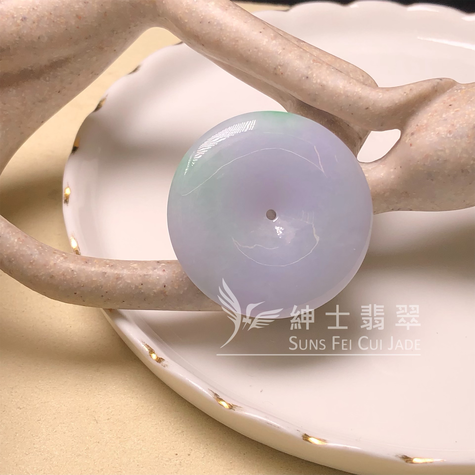 B08797 春彩飄翠平安扣