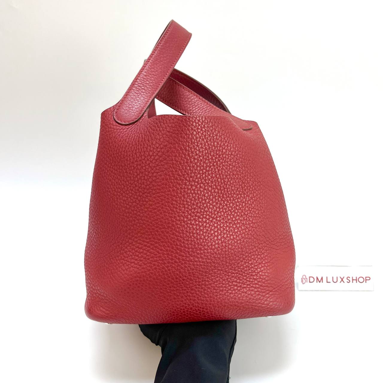Hermes Picotin 18 Rouge Casaque PHW (Stamp Square P, Y:2012)