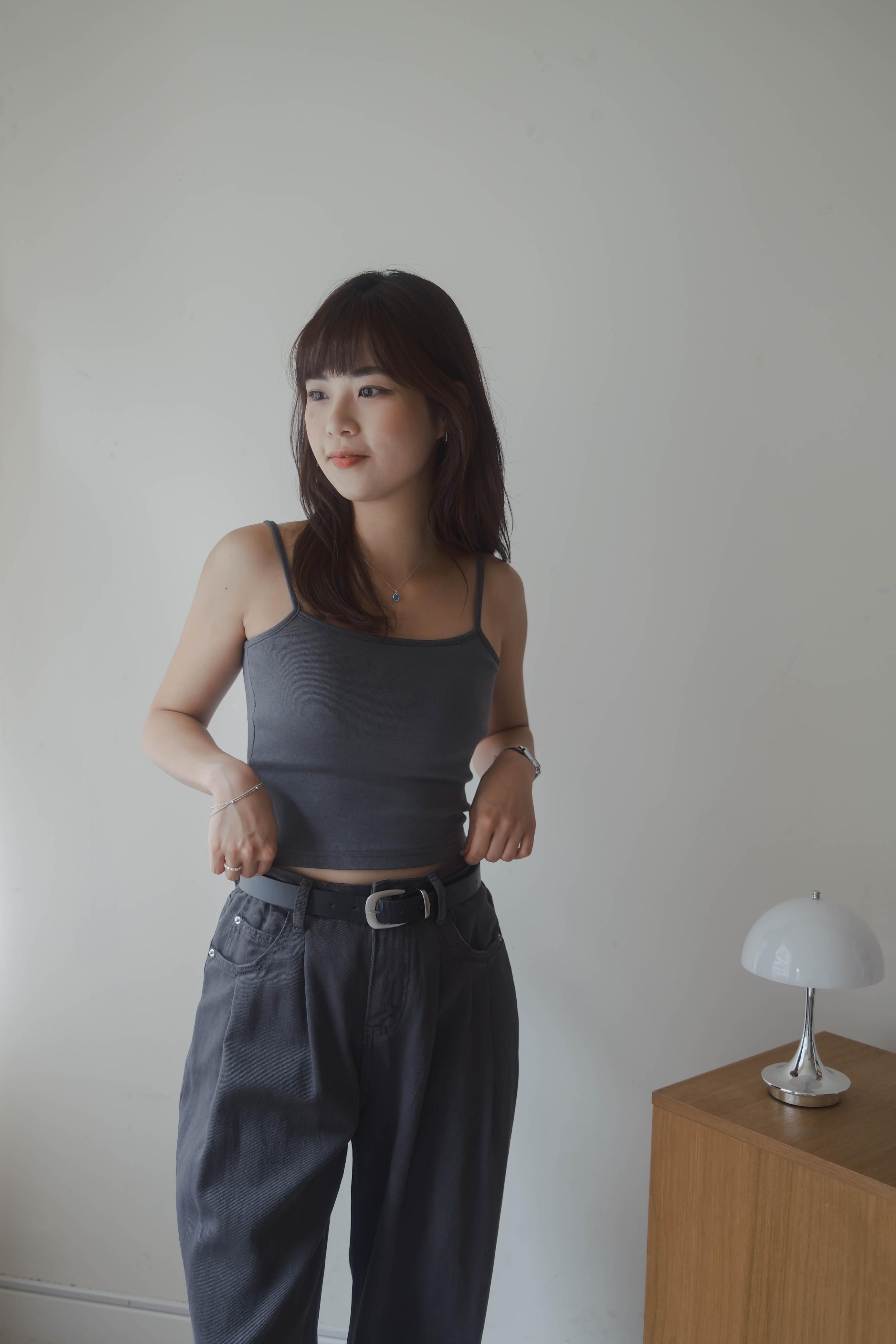 【帶胸墊】親膚修副乳Bra Top (兩色)