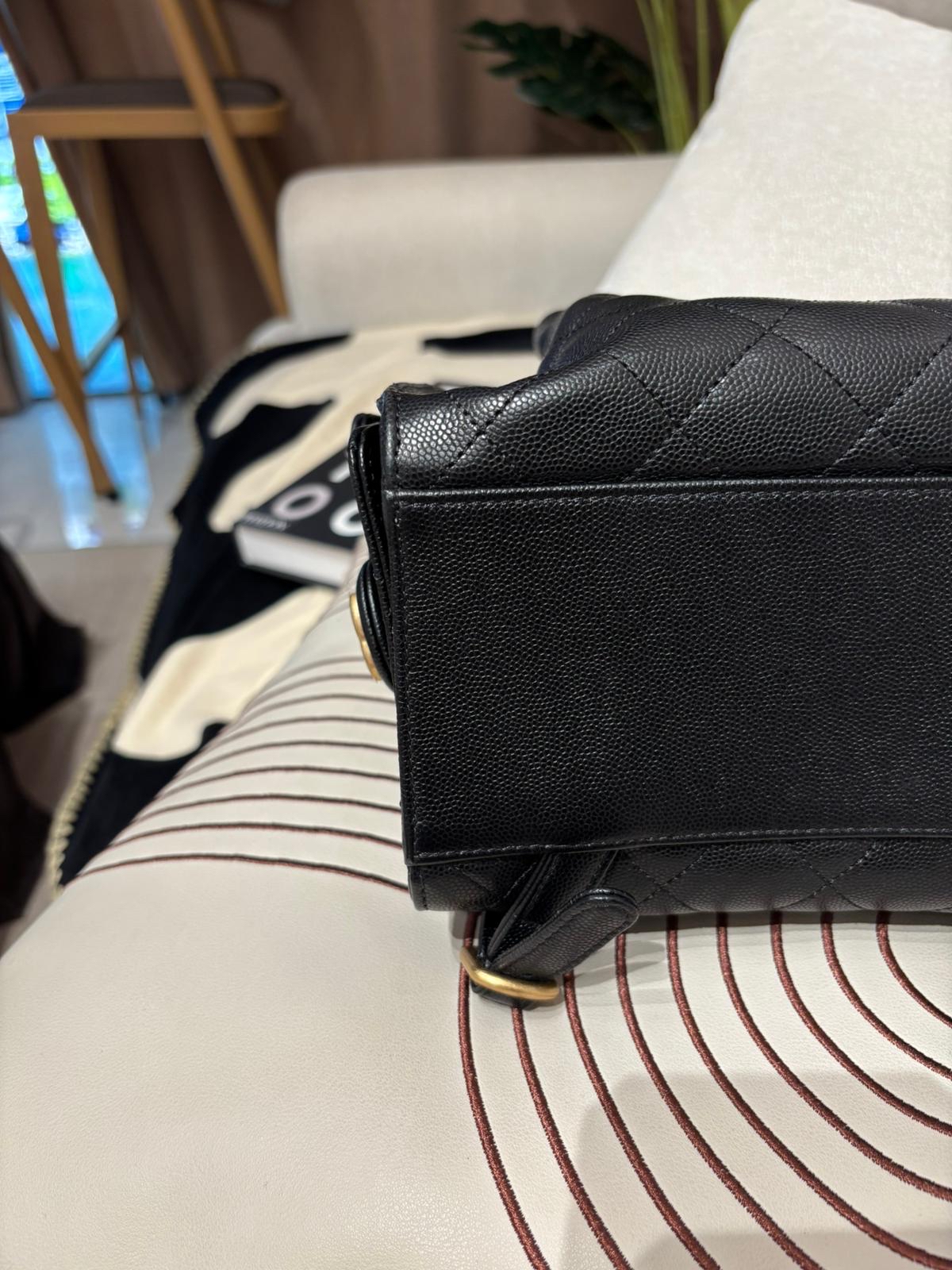 Chanel 25 Backpack 黑色荔枝牛皮金扣 100%Authentic, 98%New ✅晶片✅Dust bag