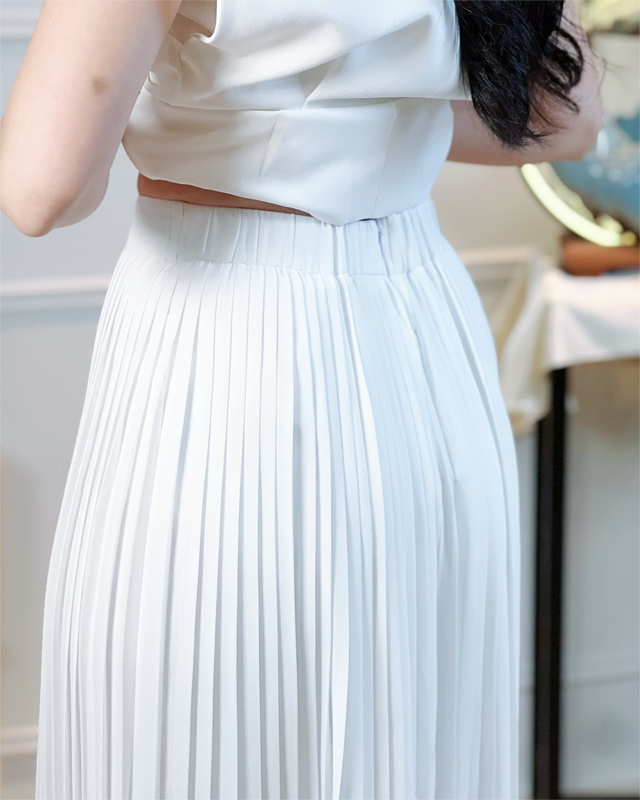 5096 Blanche Suit Wide-Long Pants