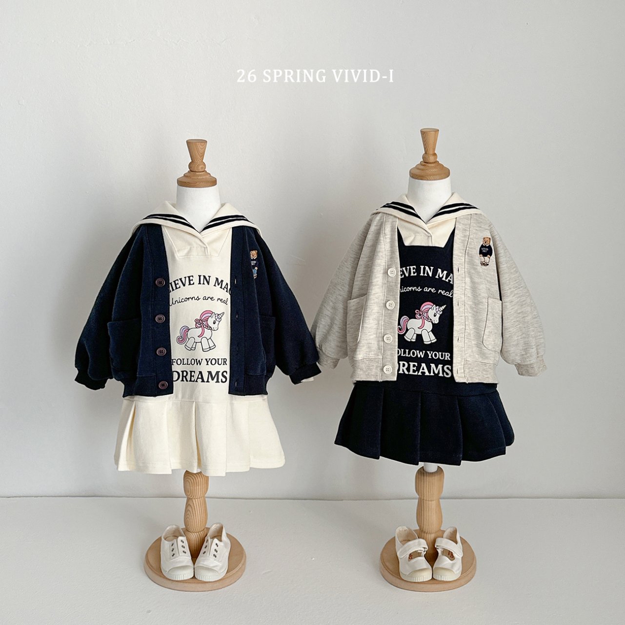 🌸預訂 韓國直送🌸🇰🇷VIVIDI四色標誌性小熊刺繡口袋開襟外套