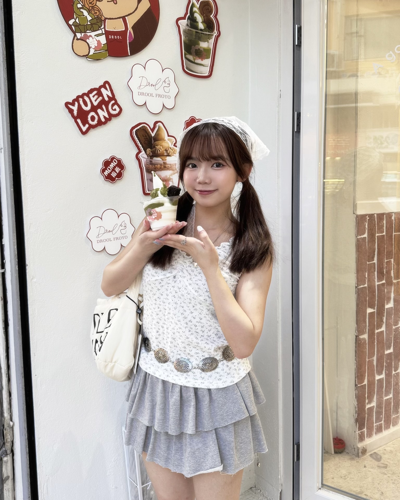 小清新必備🌿韓國娃娃奏摺碎花背心