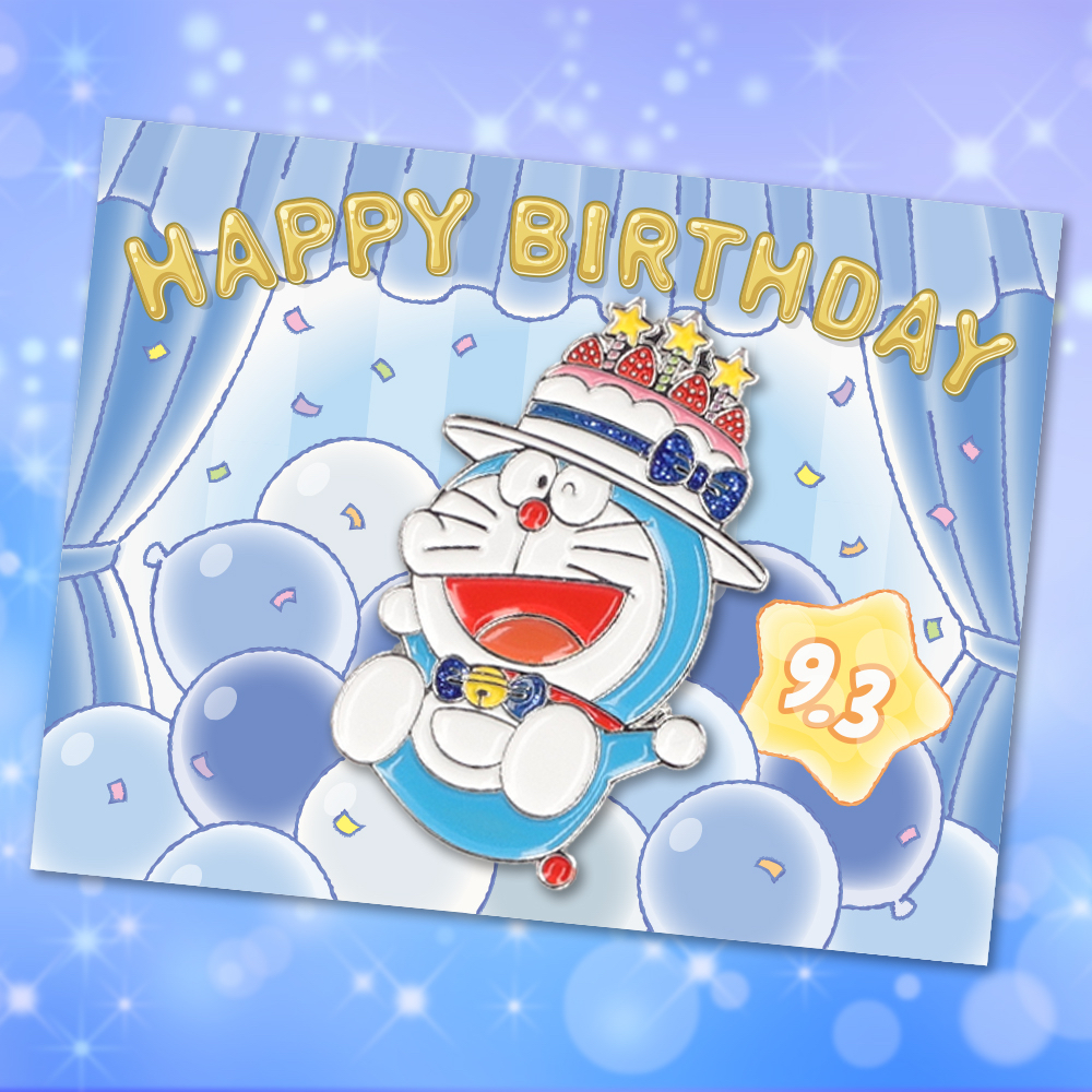 [絕版現貨] 多啦A夢襟章 (生日系列2023)