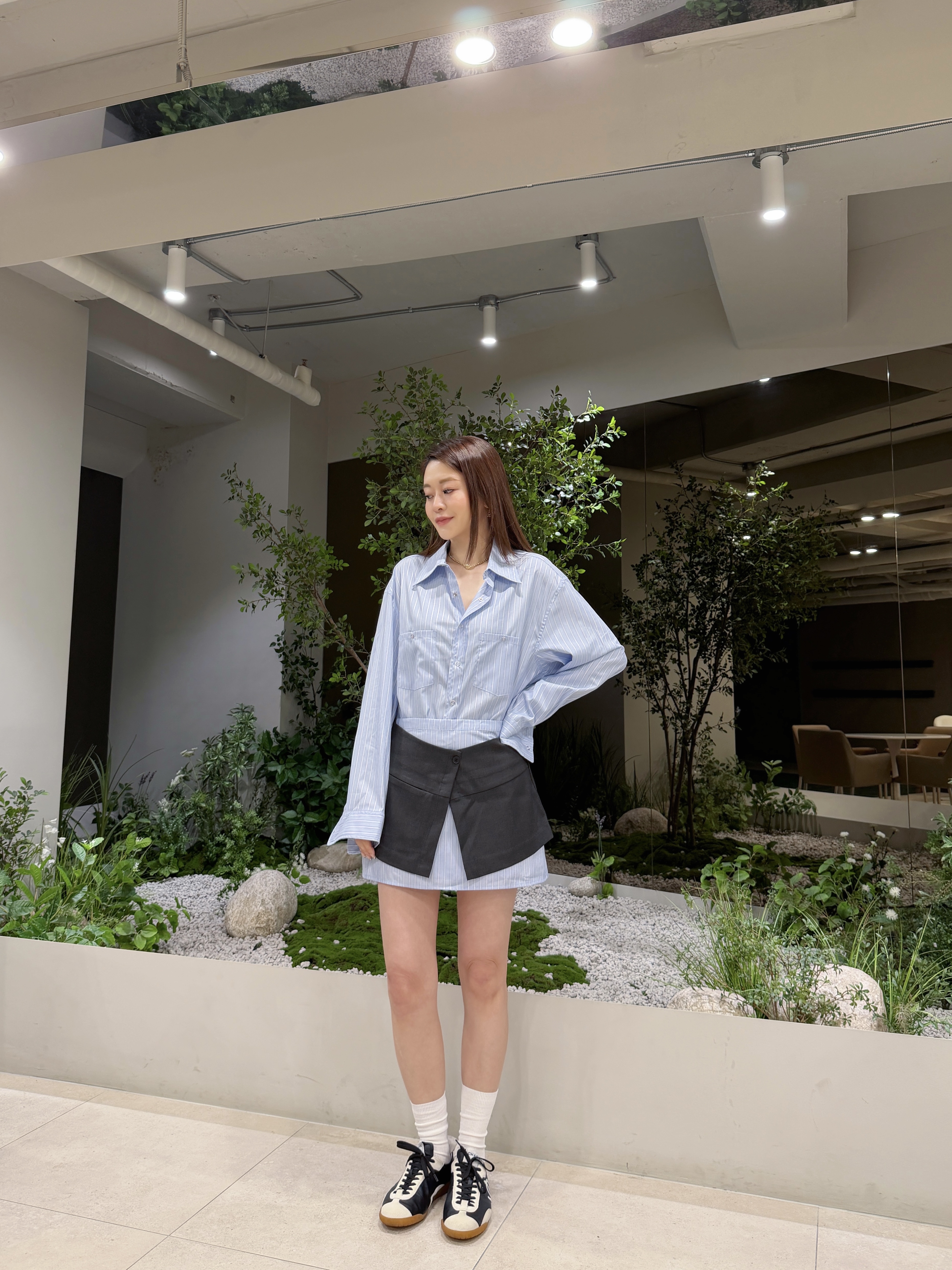 恤衫連身裙3件套 !