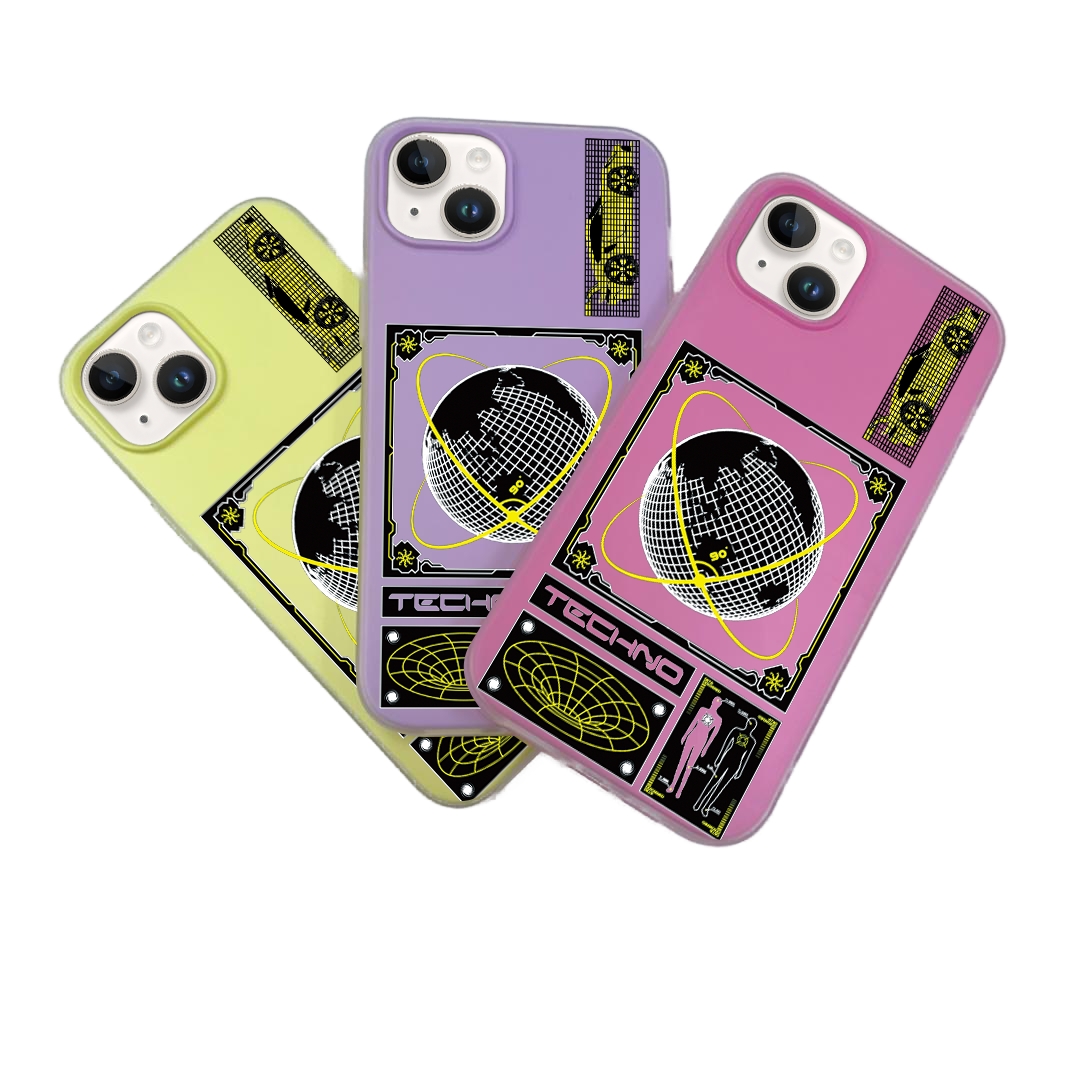 JELLY CASE PHONE FOR IPHONE - DESIGN TECHNO A