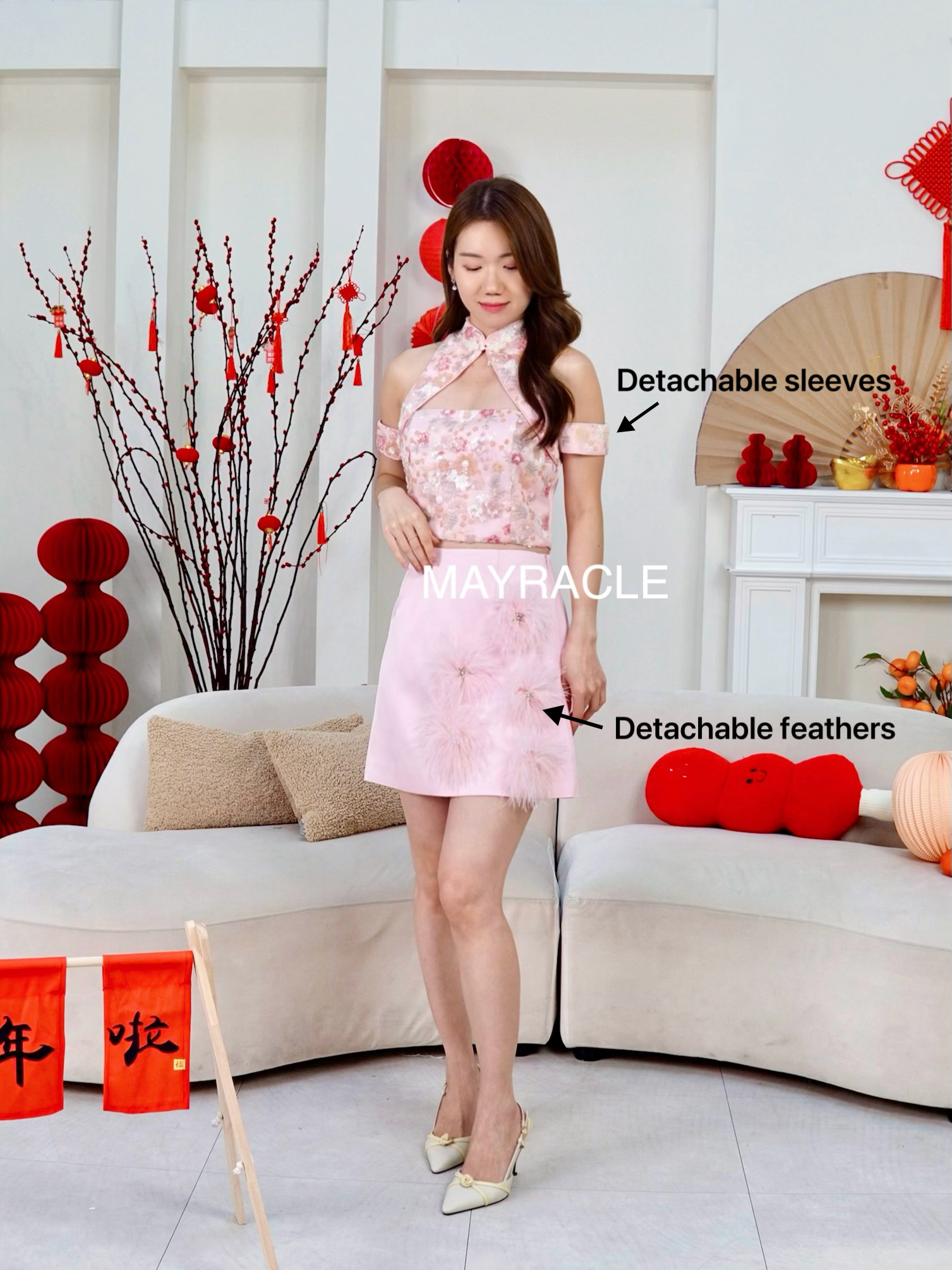 [PRE-ORDER] CNY 2027 Yue (悦) Top + Skort Set