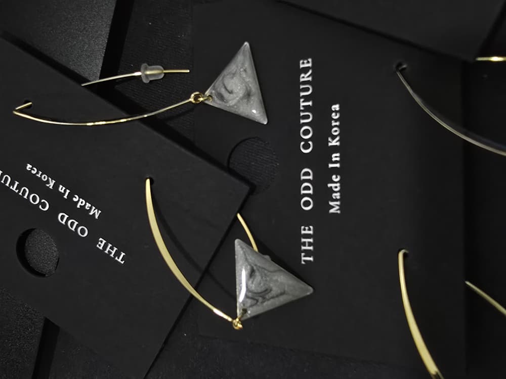 Triad Curve Earrings