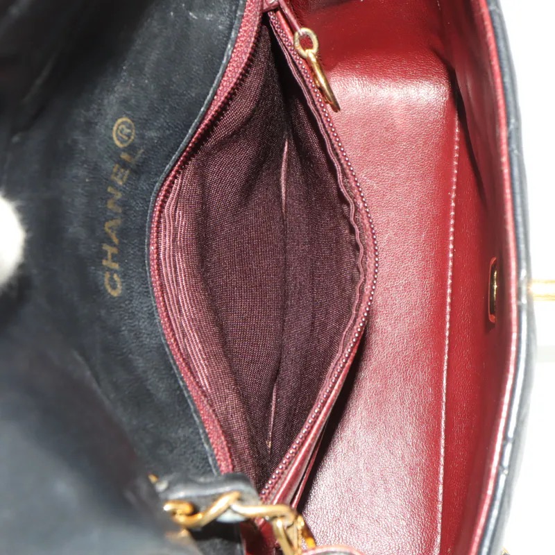 Chanel Matelasse Coco Mark Mini Chain Flap Bag