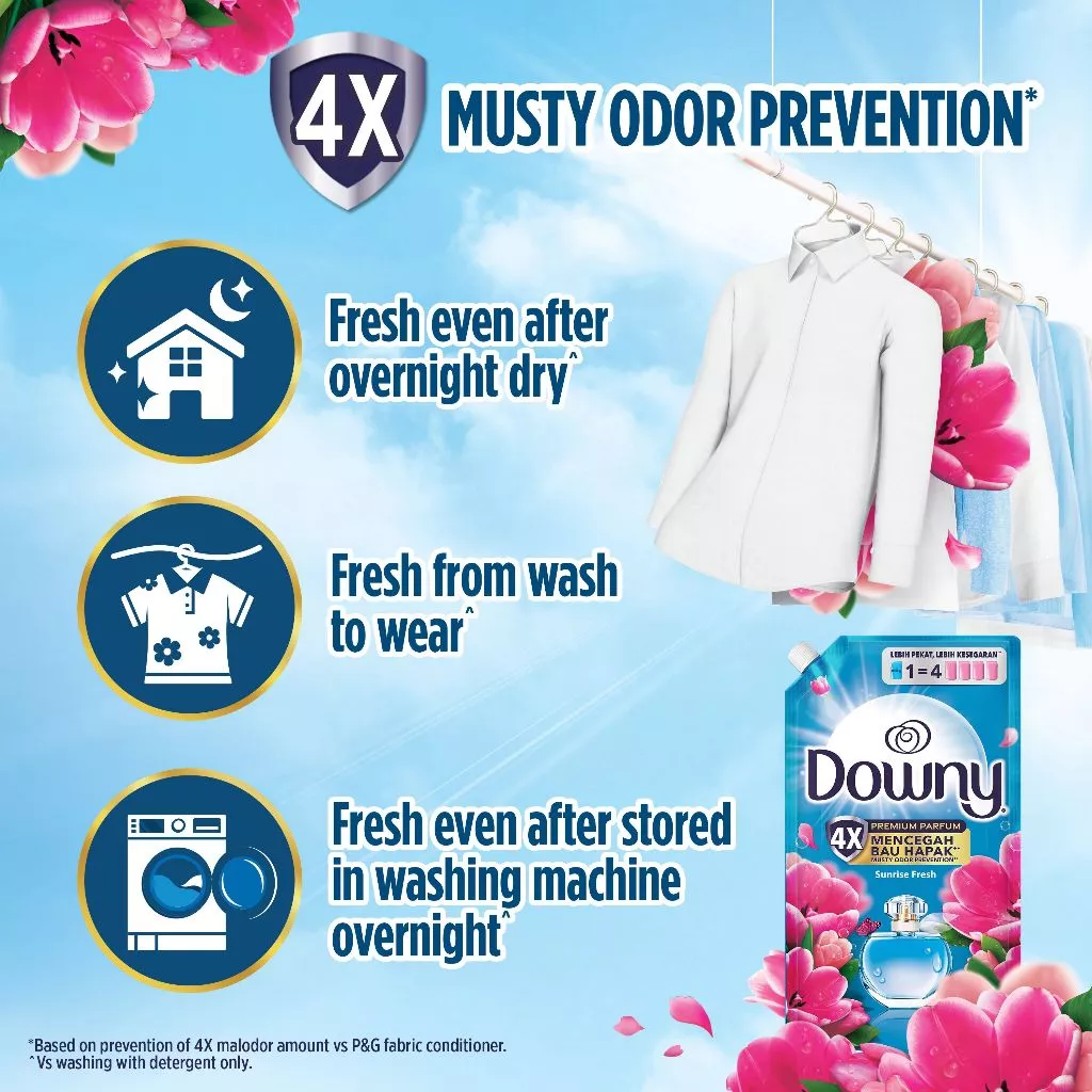 Downy Fabric Conditioner Refill Pack 590ML - Sunrise Fresh