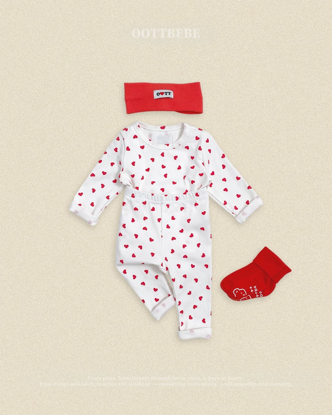 OOTT | Petit Heart Loungewear set 