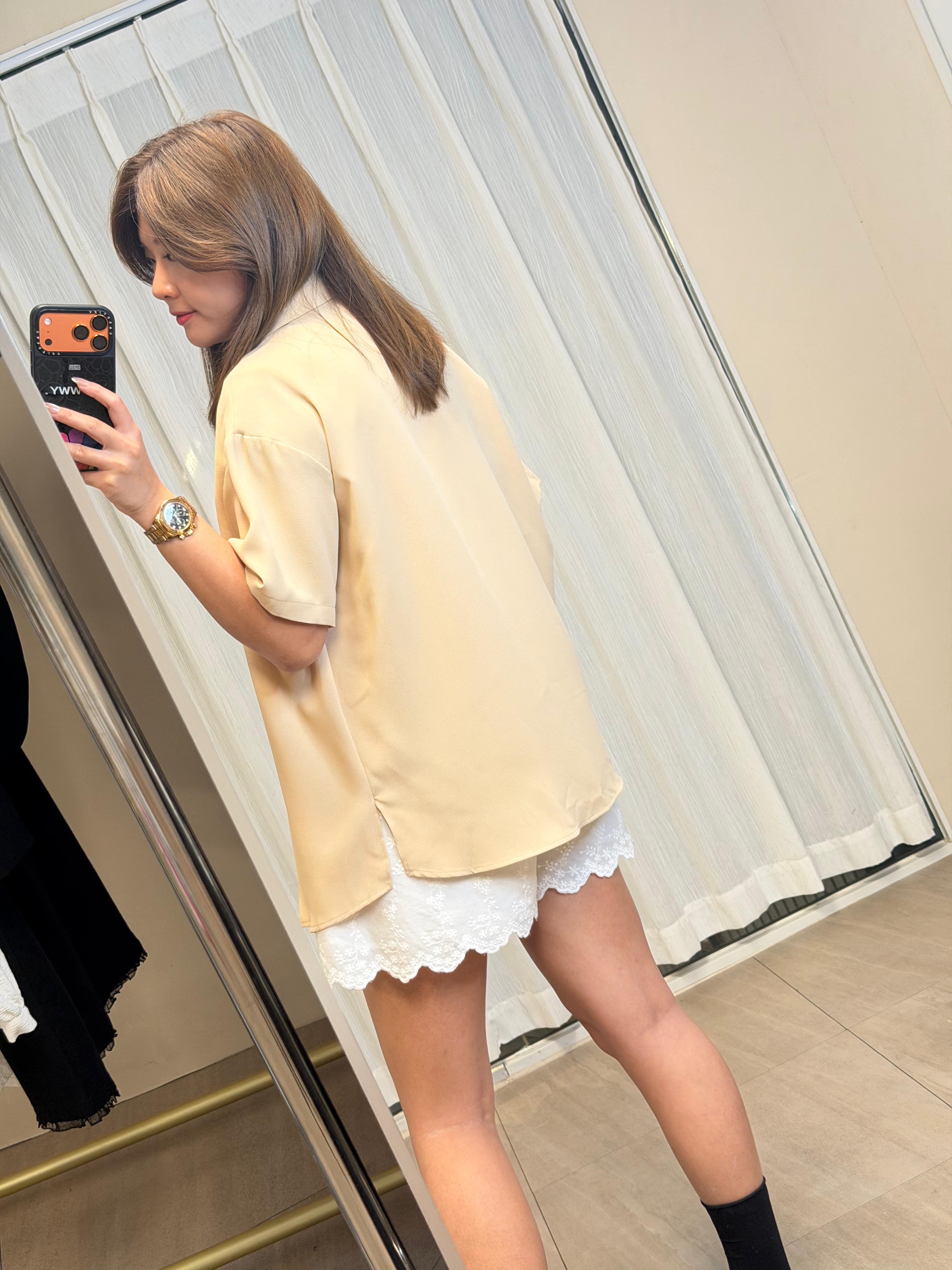 221117 雪紡短身外套