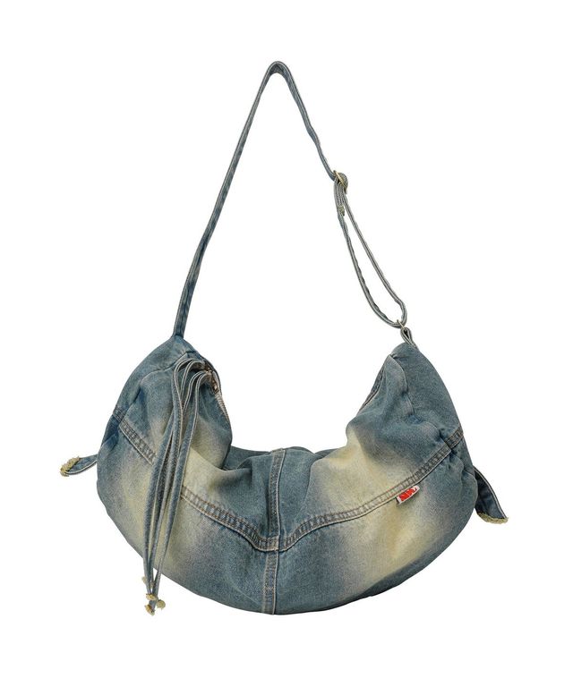 ★SCULPTOR★ Destroyed Denim Duffel Bag Vintage Ice SC24A502 Destroyed Denim Duffel Bag Vintage Ice – Sculptor