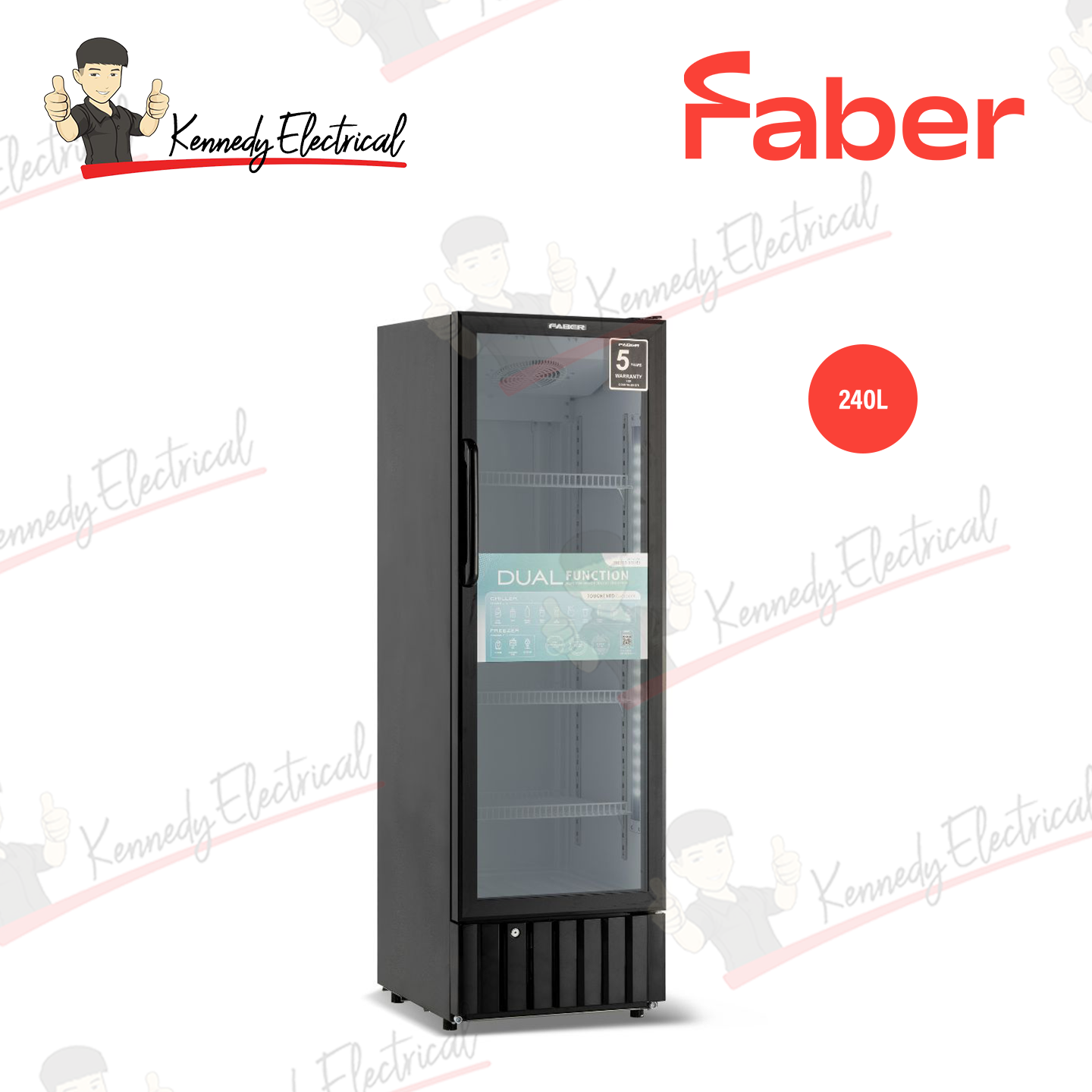 Faber 240L Showcase Chiller SC 249BK