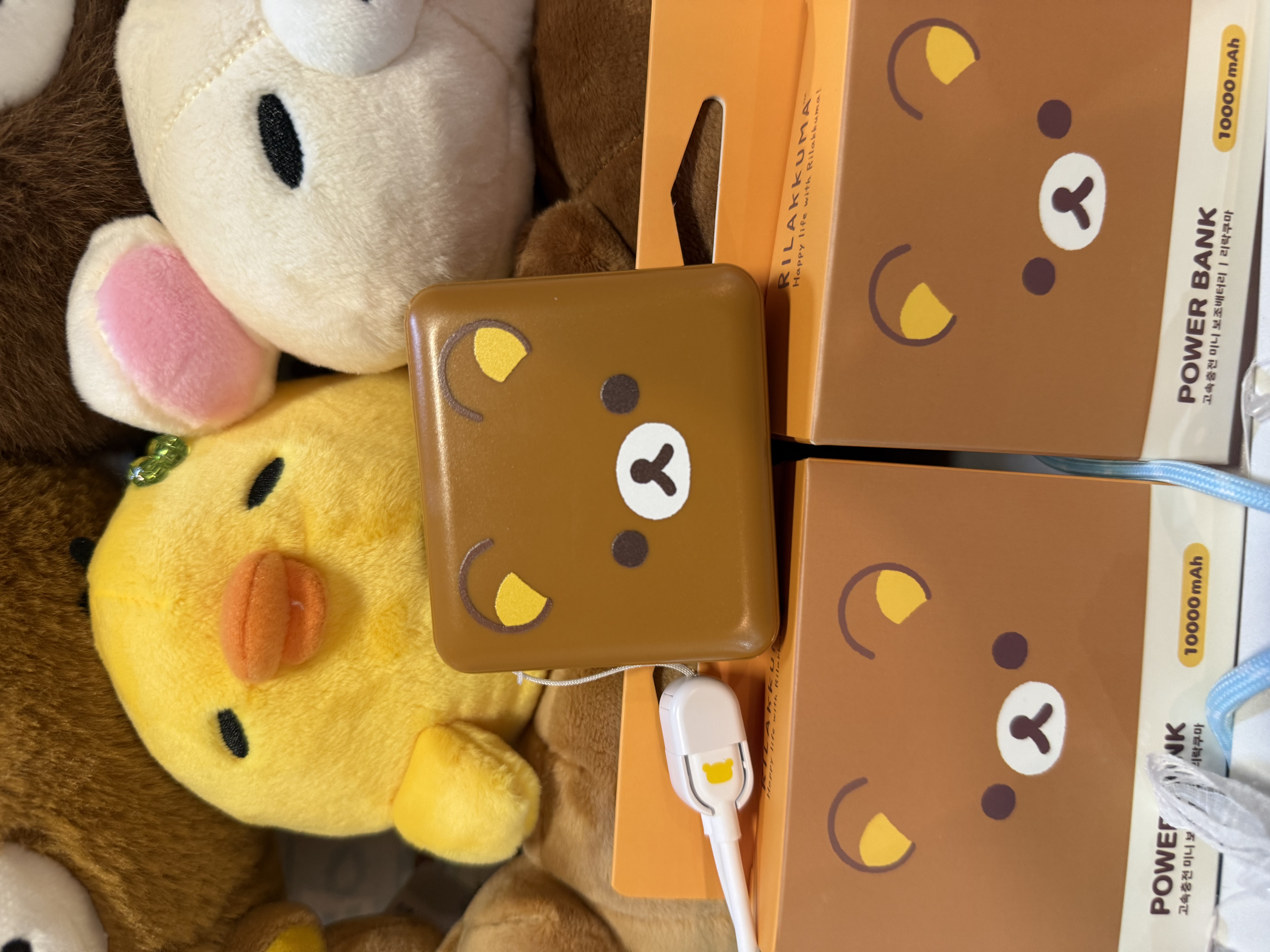 《預訂貨品》全新Rilakkuma韓國限定 Rilakkuma 款外置充電器。10000mAh
