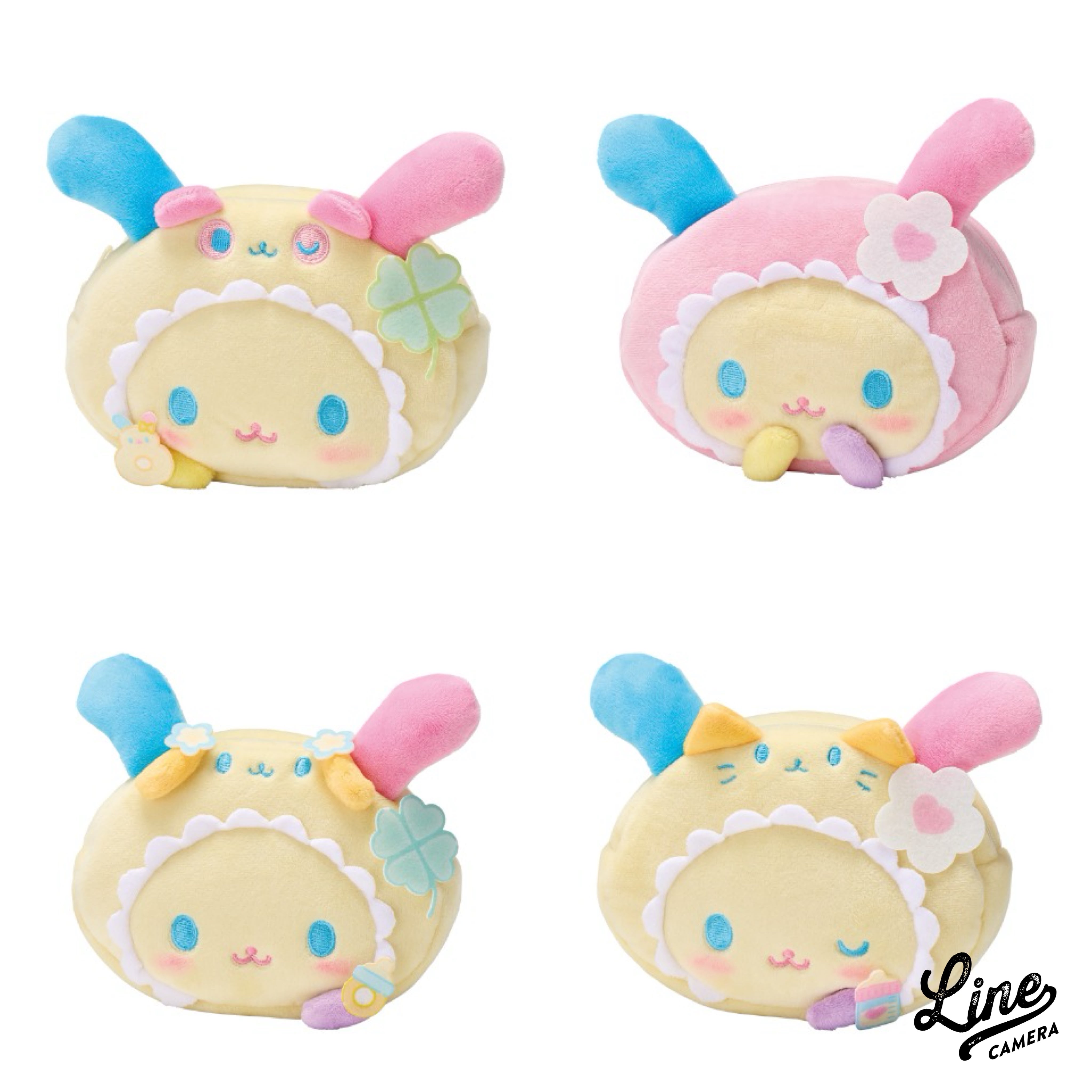 日本直送！獨家發售Sanrio usahana  頭型化妝袋