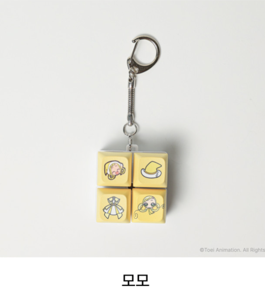 《Pre-Order》Keycap Keyring 閃燈鍵帽匙扣｜韓國 Lotte Cinema X 小魔女DoReMi (26D45-P)