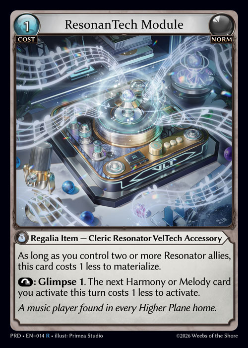 FOIL - ResonanTech Module / PRD-014 (R)