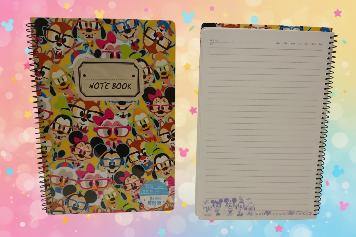 B5 筆記圈簿  Mickey And Friends (DPNA-18K-11A)