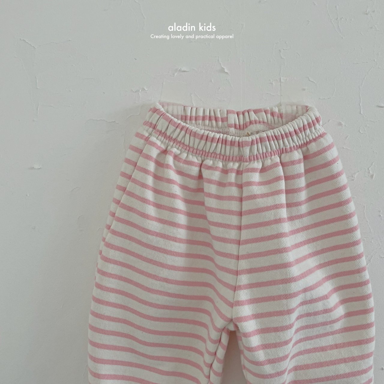 Aladinkids | Stripe Pants (Pink M80-90)